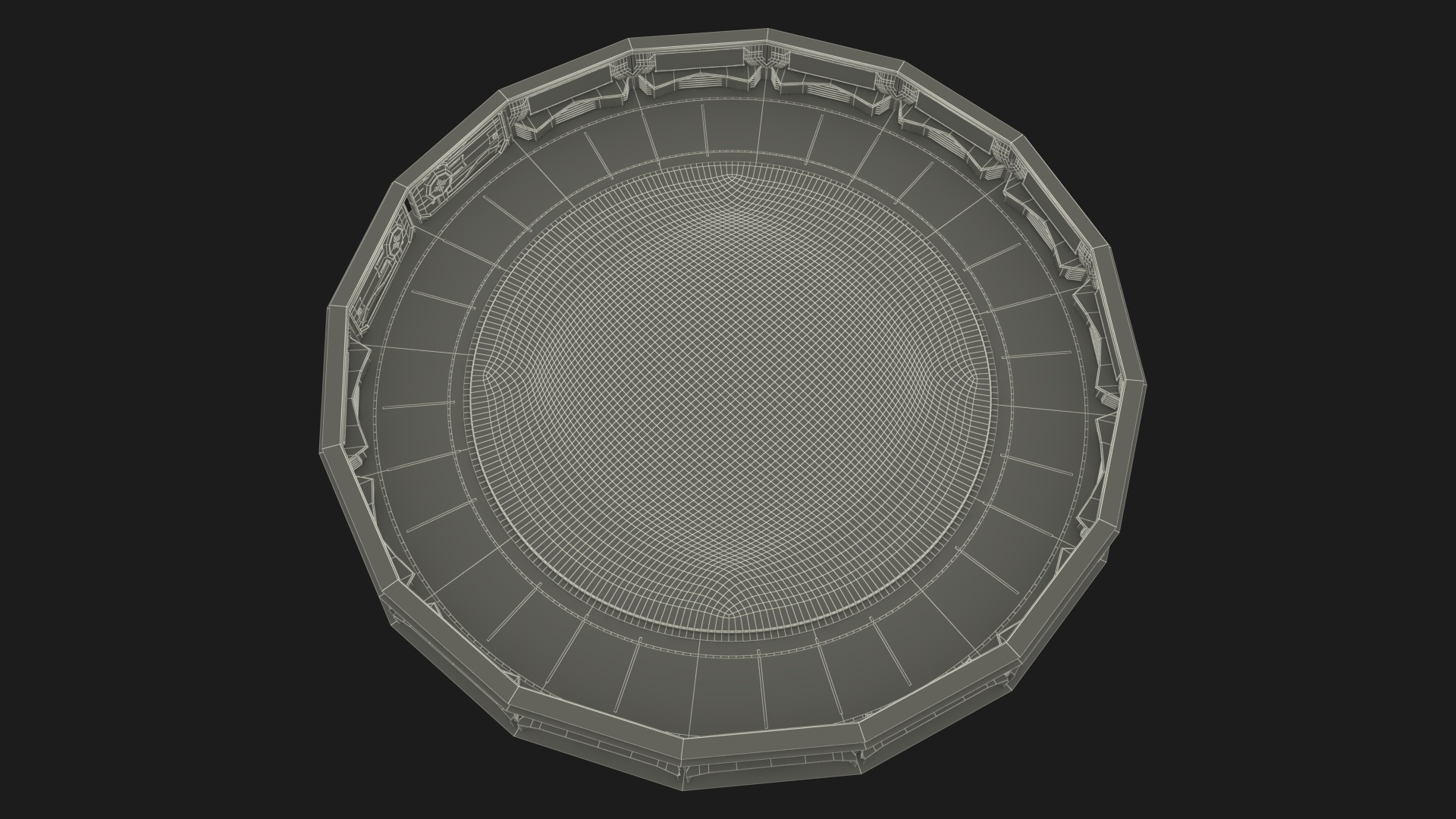 3D Empty Sci Fi Laboratory model