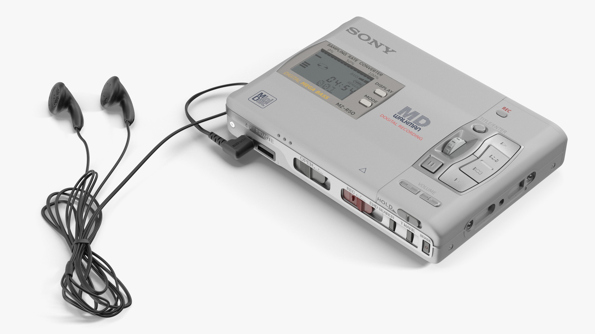 Sony MZ R50 with Headphones, view 4