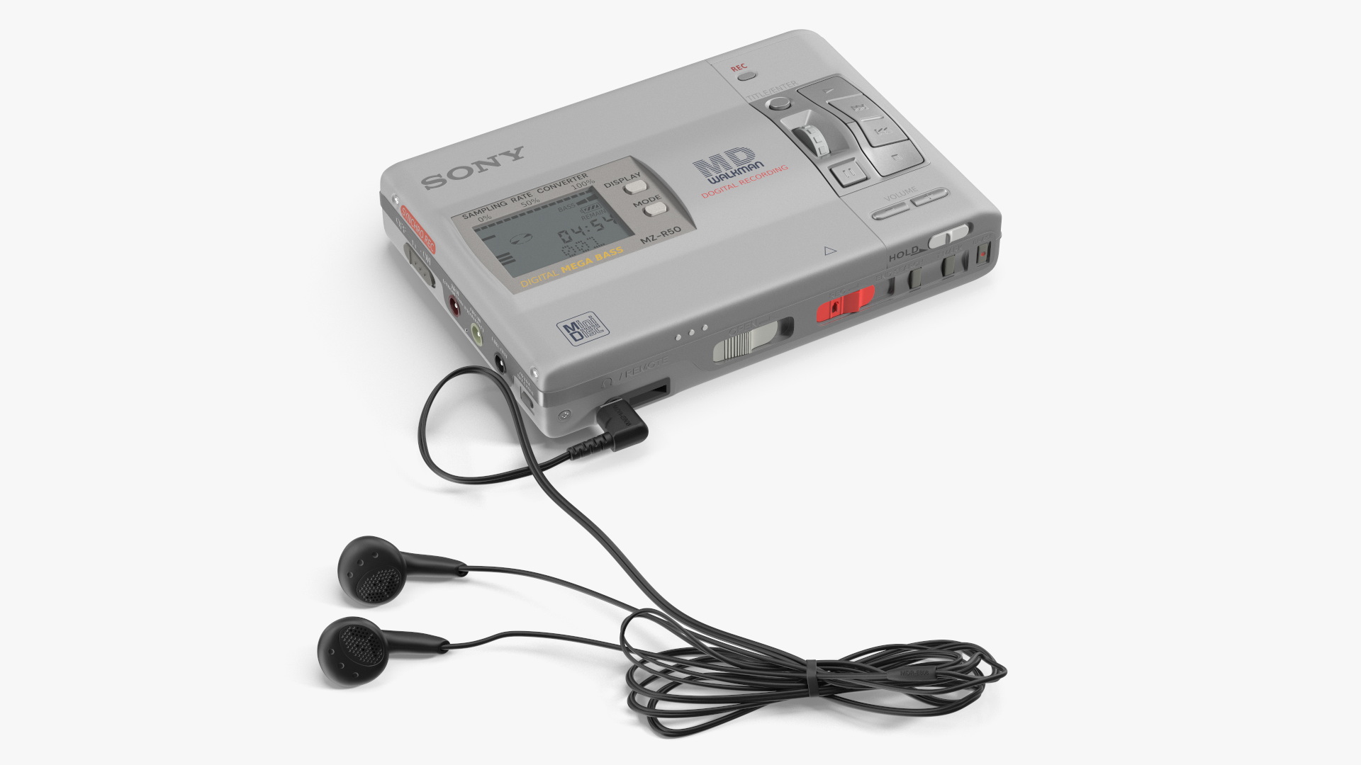 Sony MZ R50 with Headphones