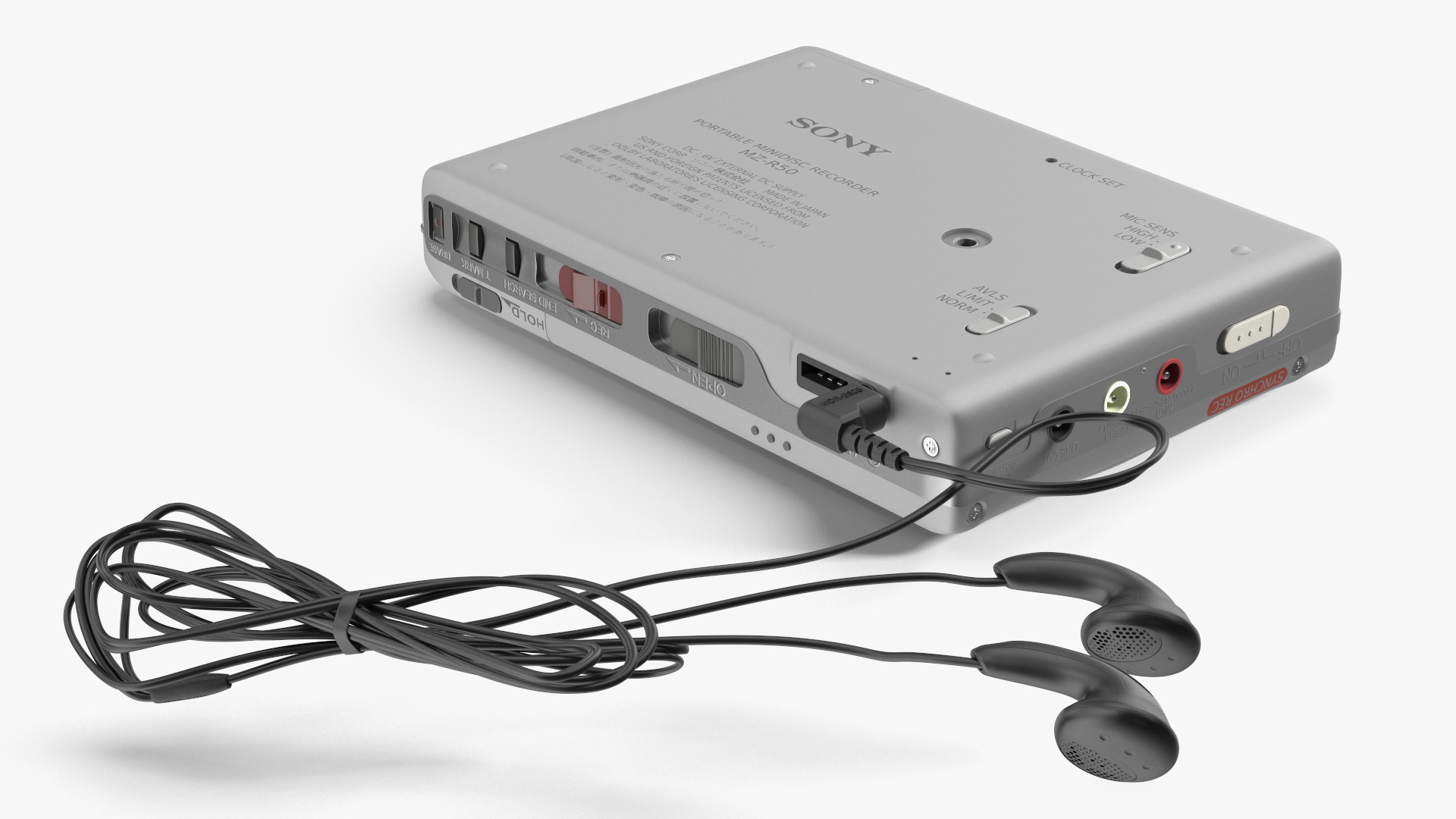 Sony MZ R50 with Headphones, view 6