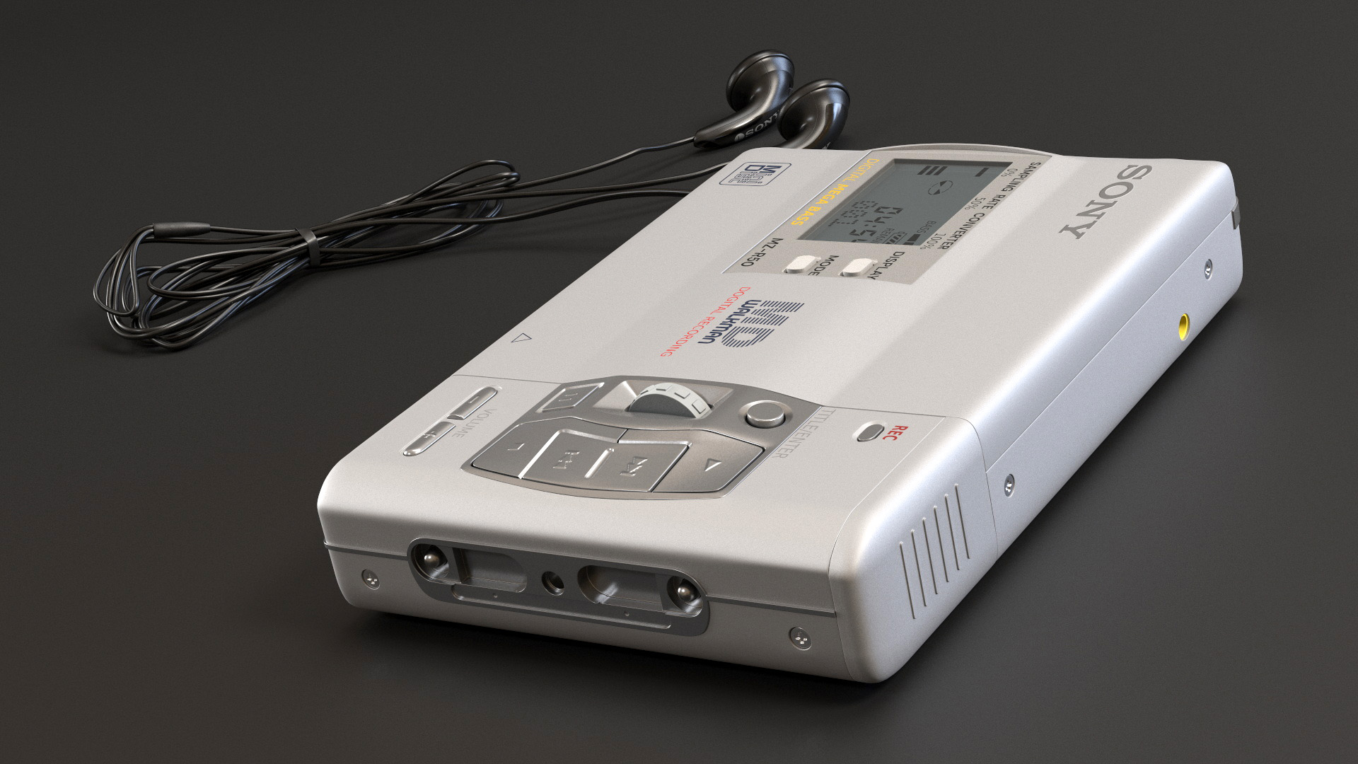 Sony MZ R50 with Headphones, view 2
