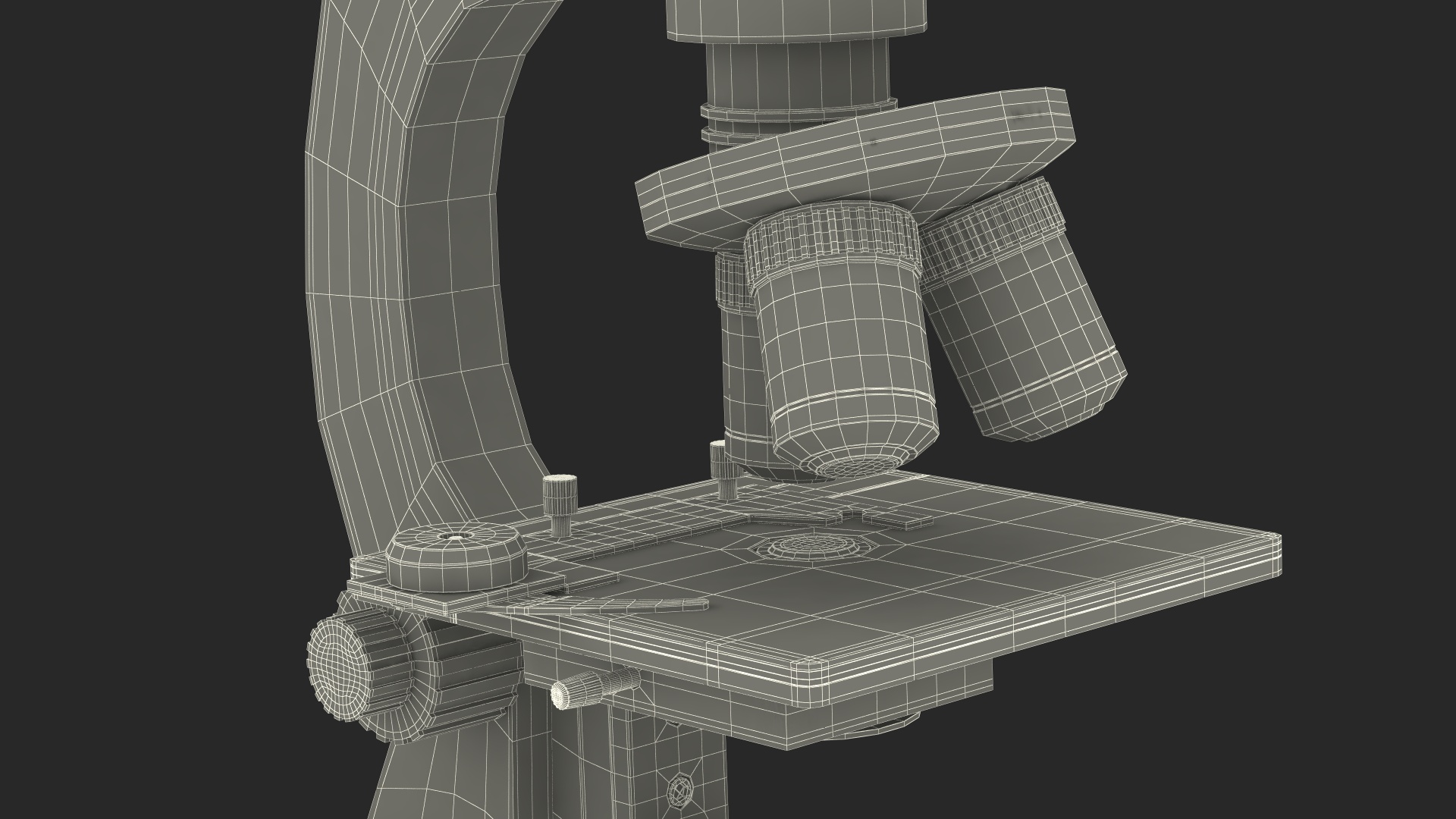 3D Student Medical Microscope