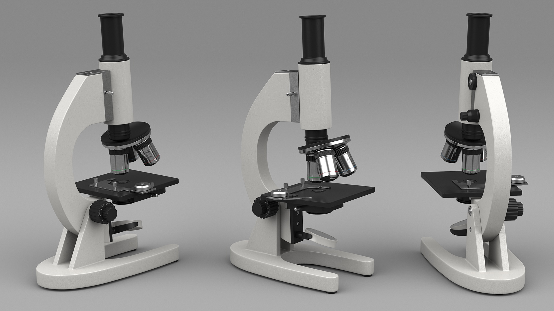 3D Student Medical Microscope