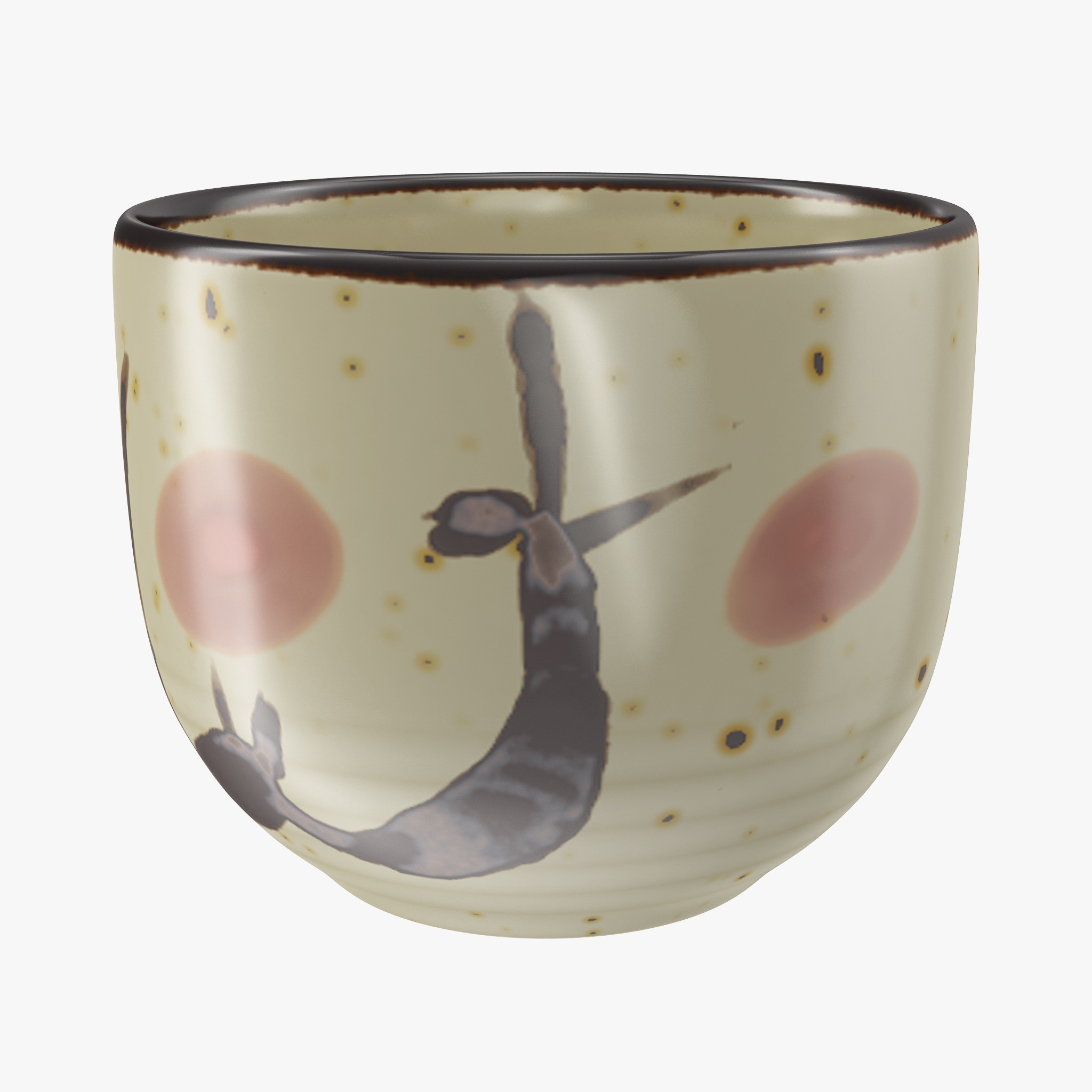 Japanese Cup 3D Model, view 3