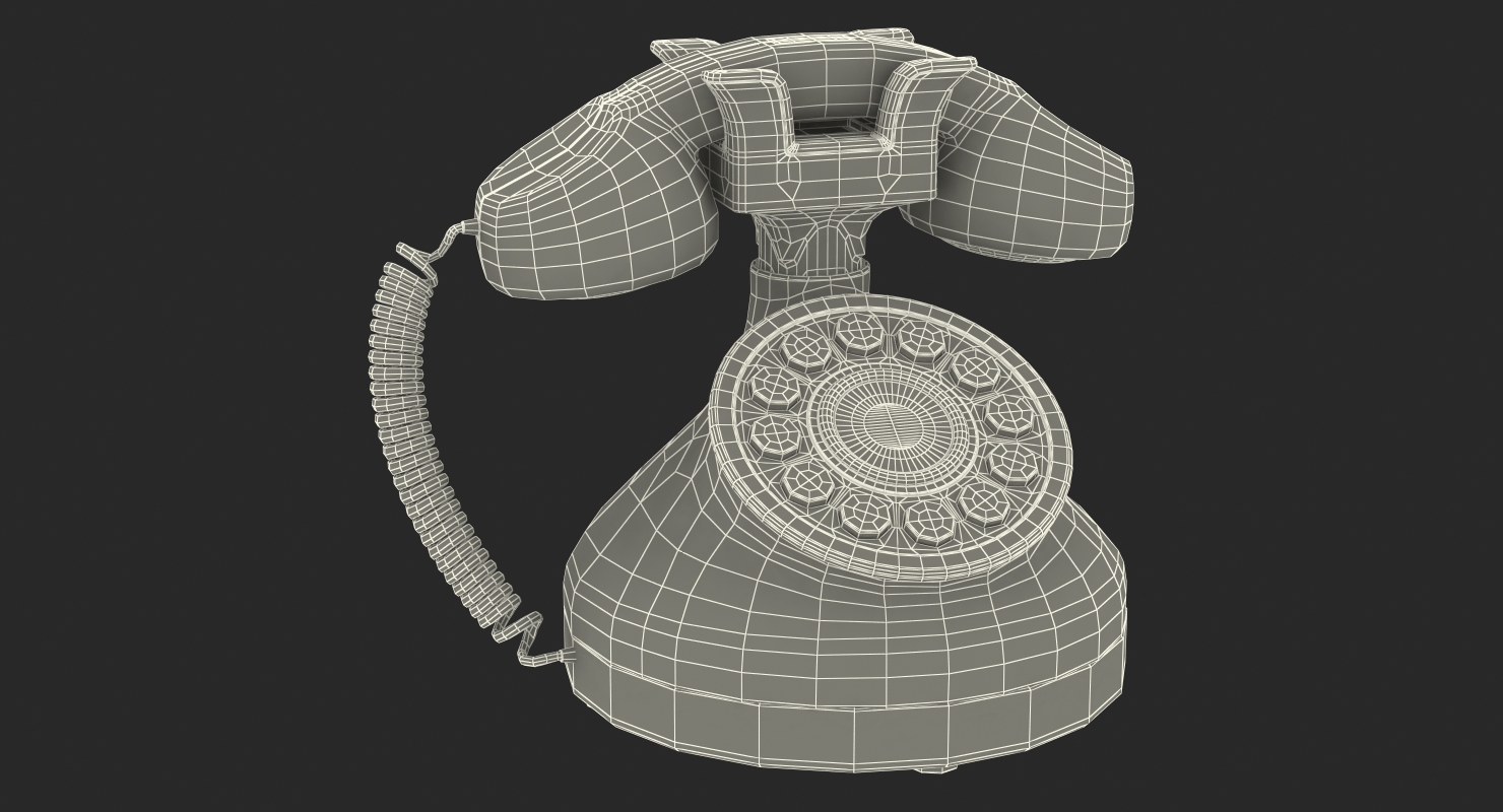 Toy Phone Pink 3D model