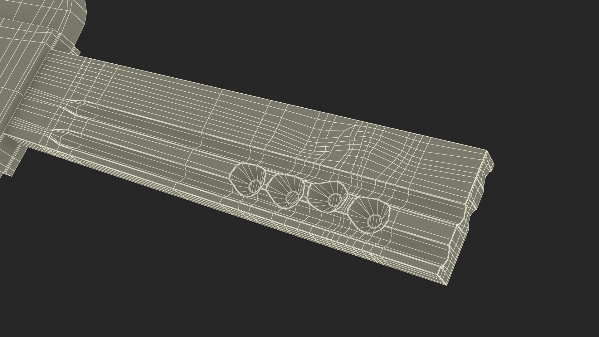 3D model Car Punched Key
