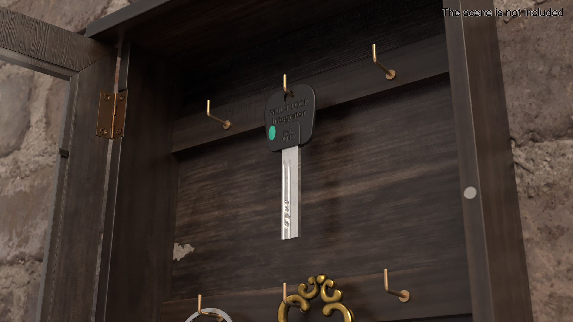 3D model Car Punched Key