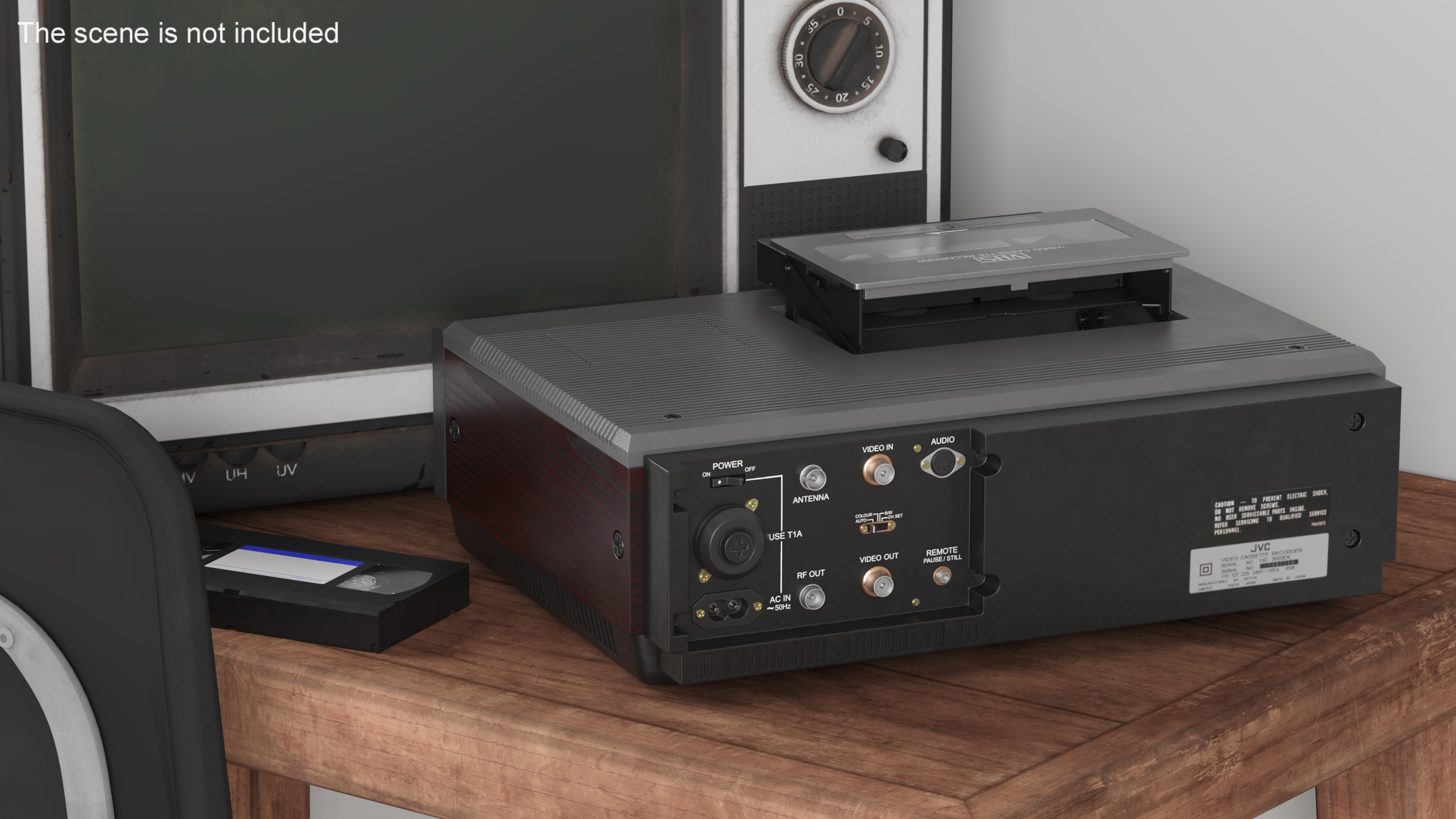 3D VHS Player JVC HR-3330TR with Cassette Sony model
