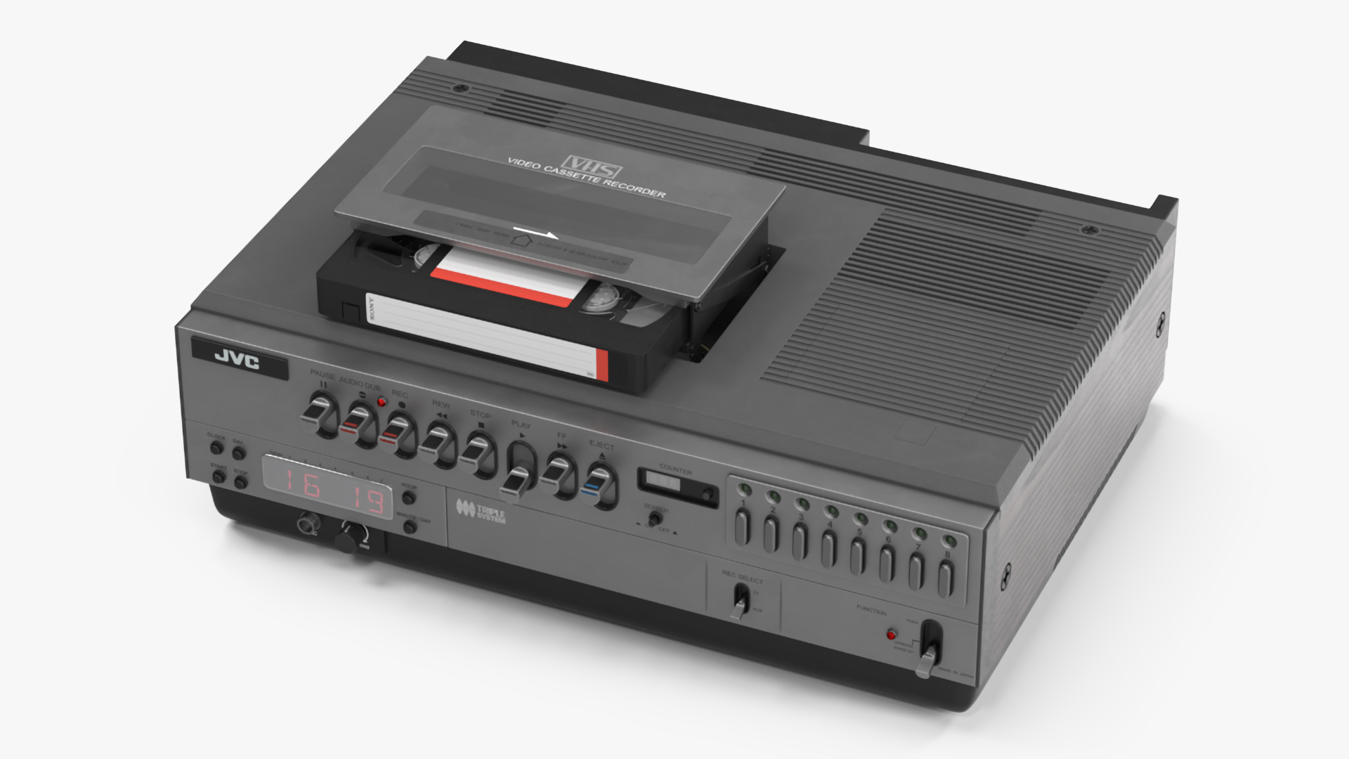 3D VHS Player JVC HR-3330TR with Cassette Sony model