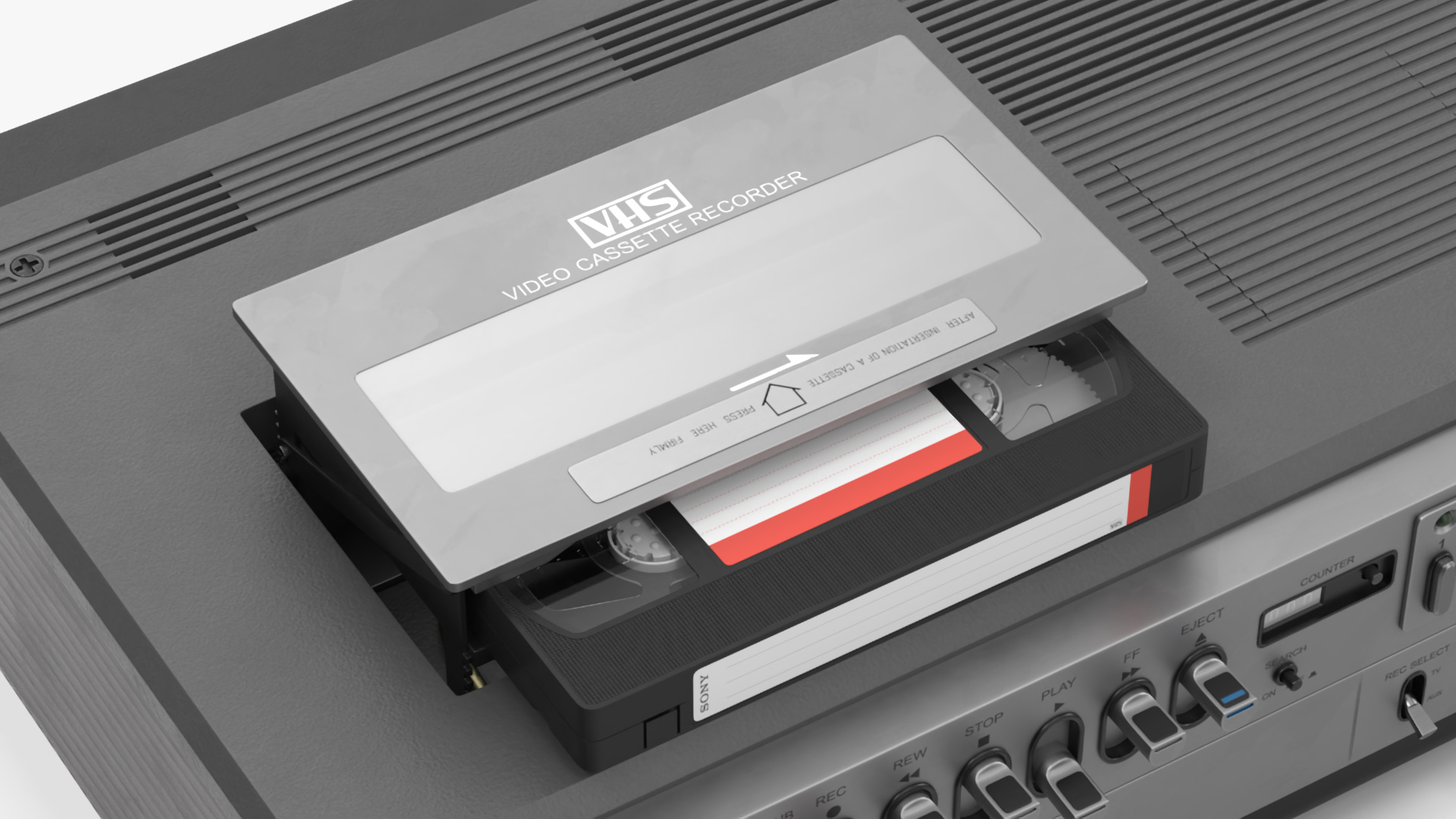 3D VHS Player JVC HR-3330TR with Cassette Sony model