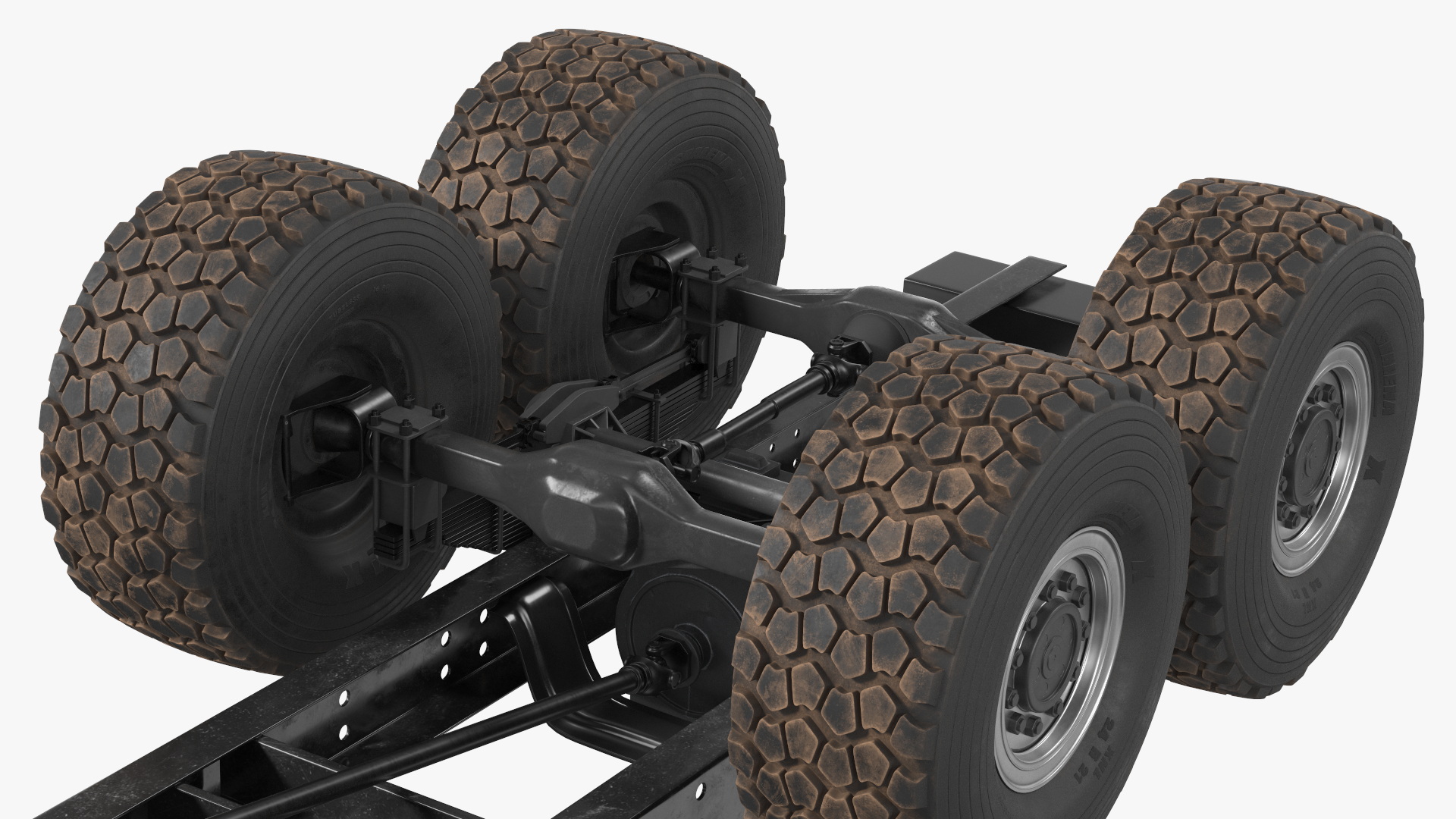 3D model Chassis for Super Heavy Trucks