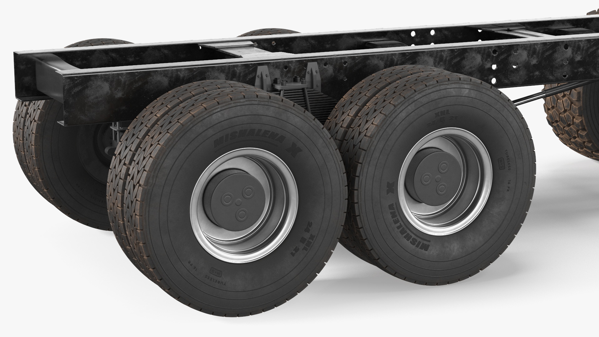 3D model Chassis for Super Heavy Trucks
