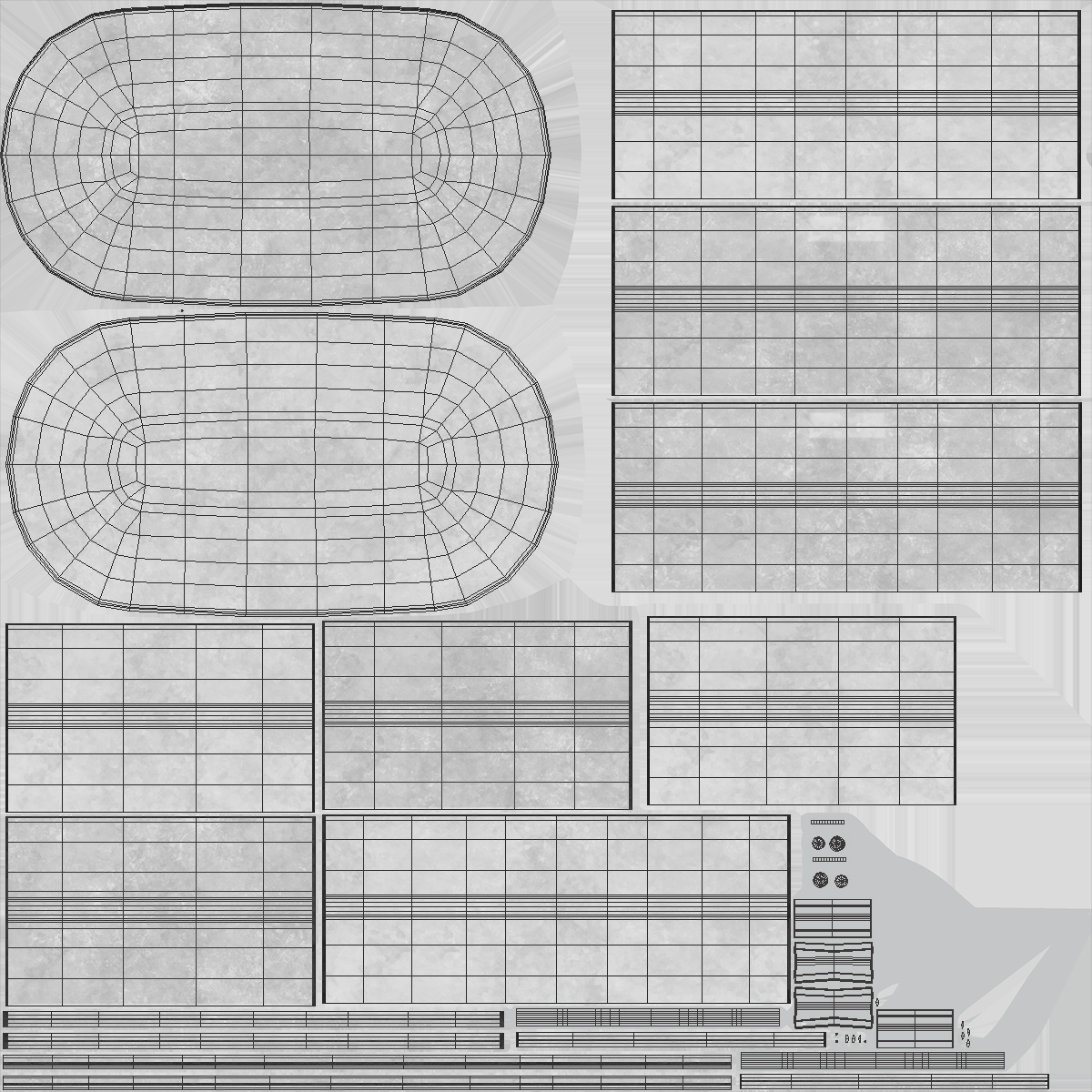 Galvanized Oval Tub 3D model