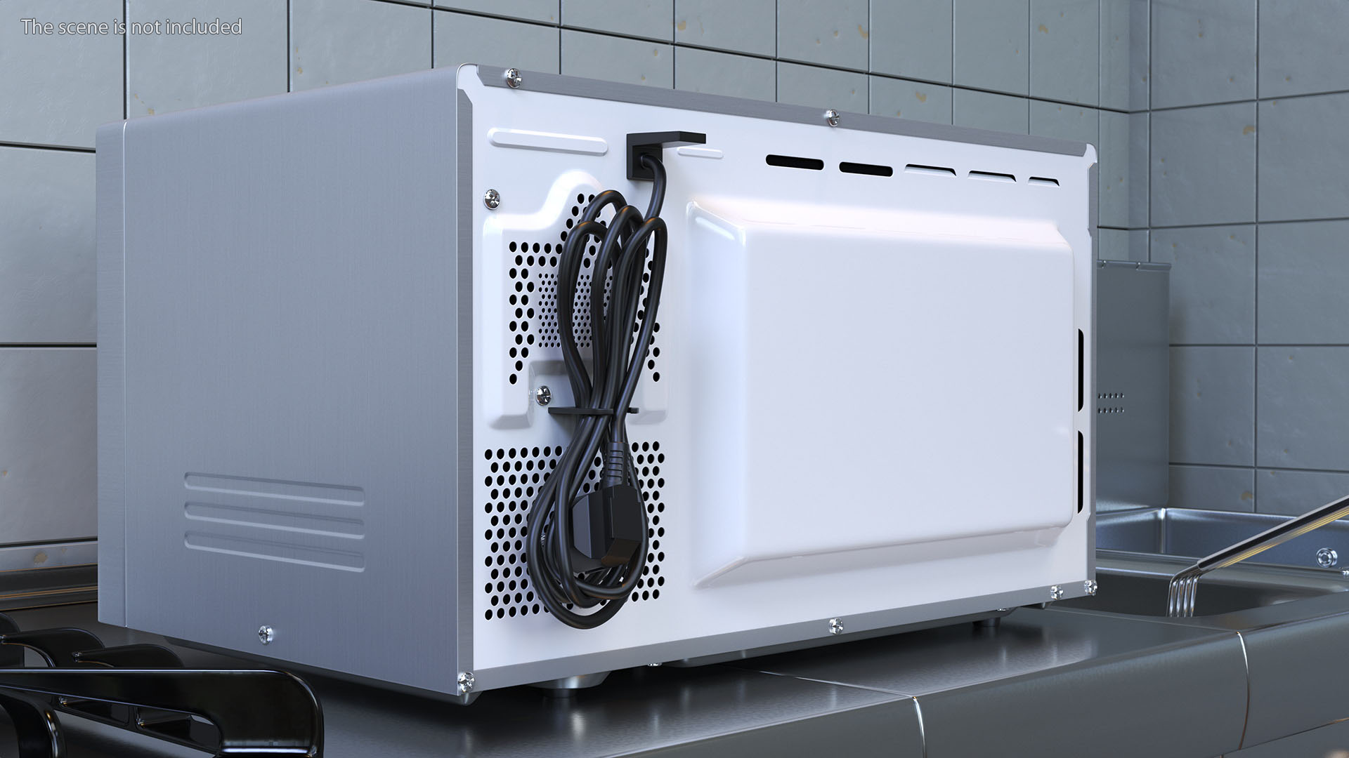 3D model Countertop Microwave Oven
