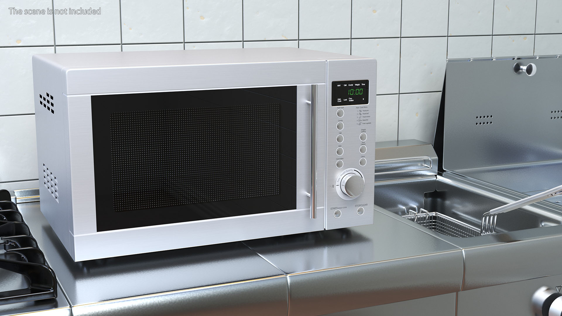 3D model Countertop Microwave Oven