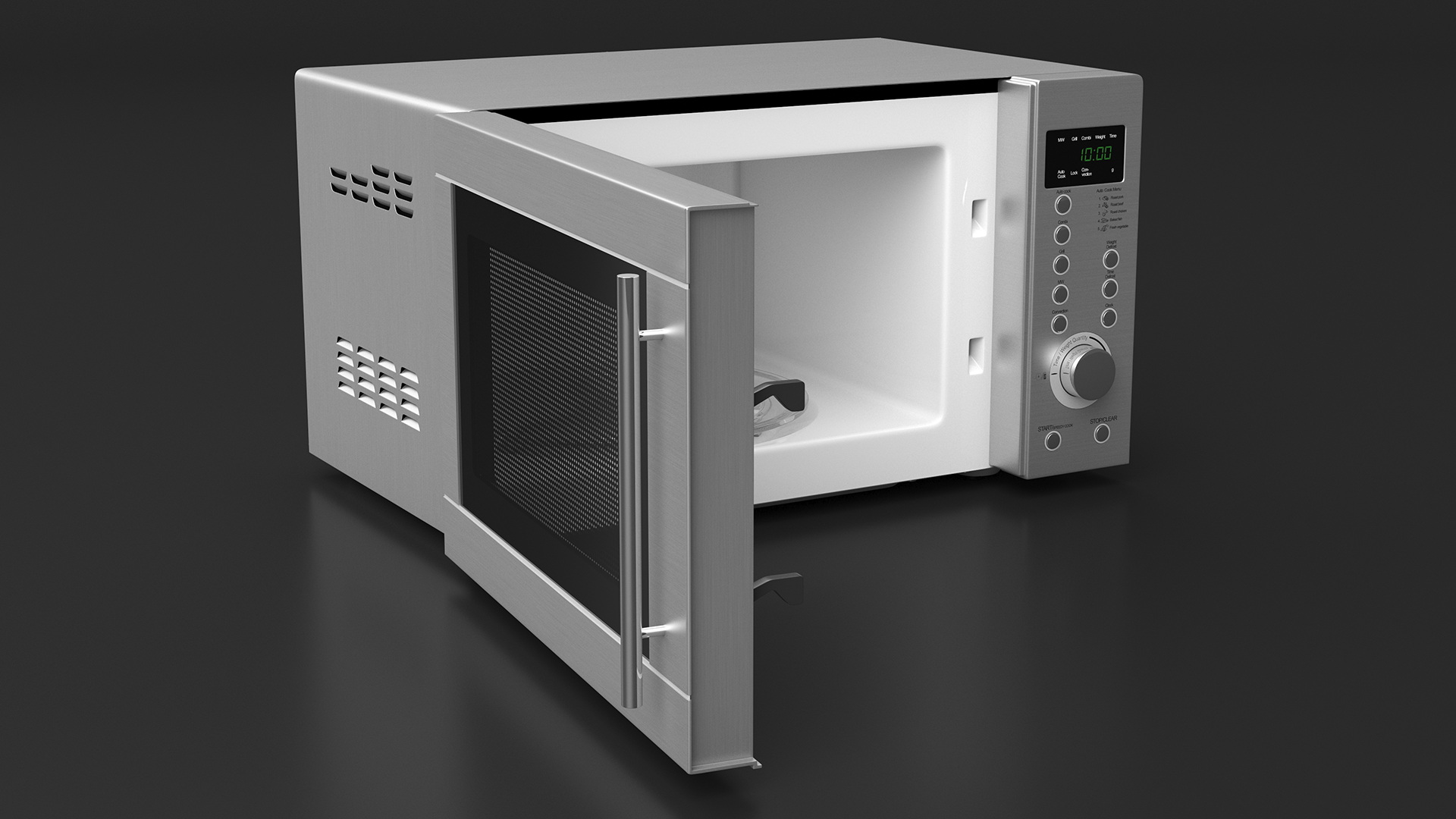 3D model Countertop Microwave Oven