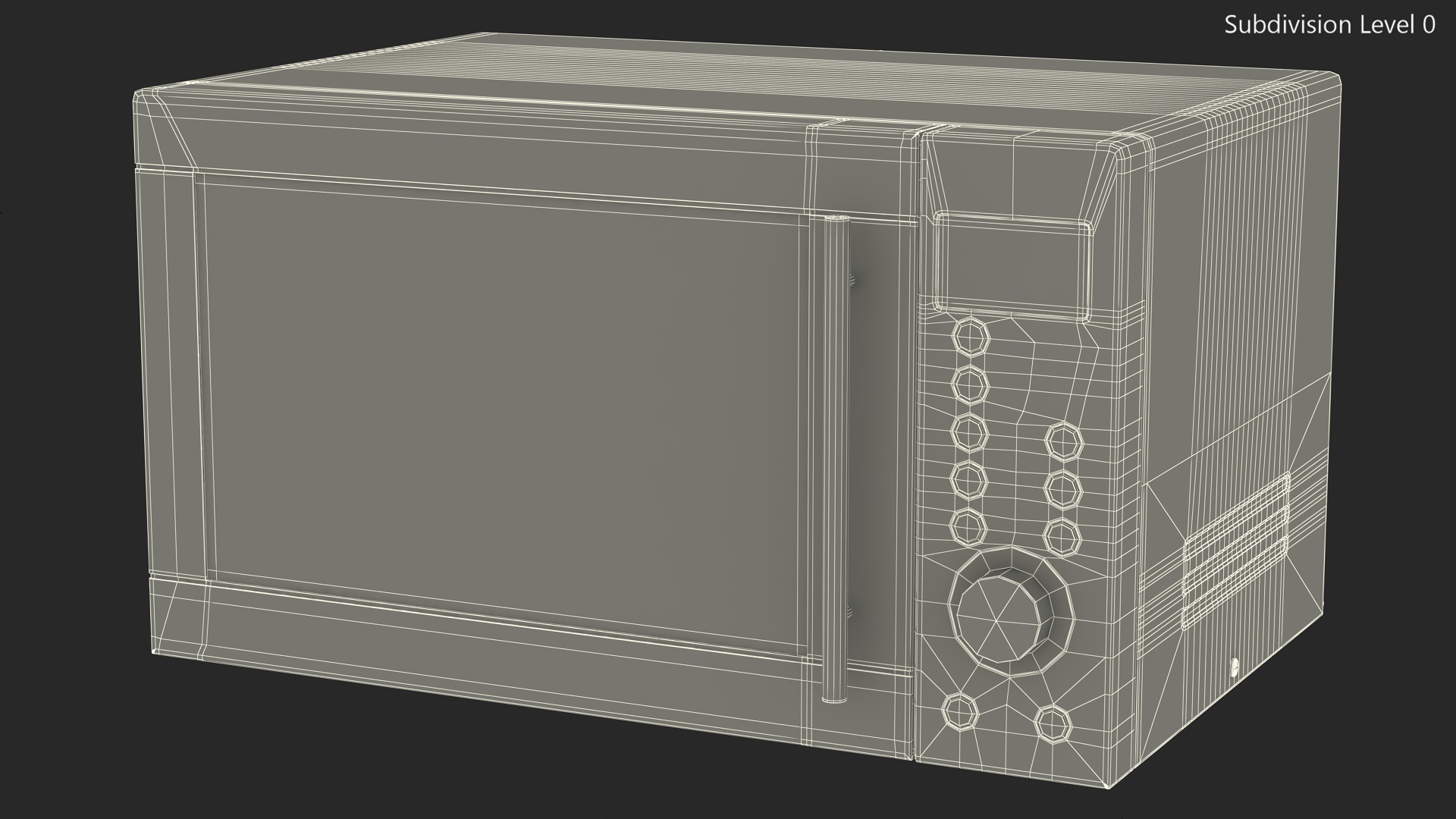 3D model Countertop Microwave Oven