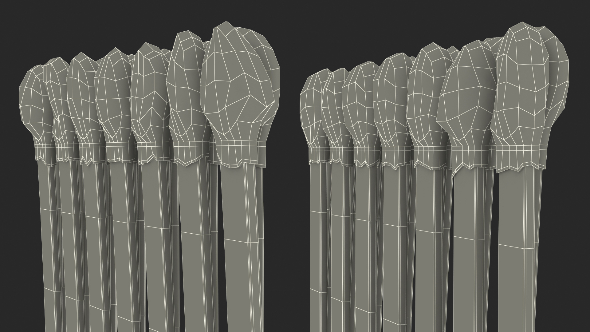3D Vintage Paper Matches