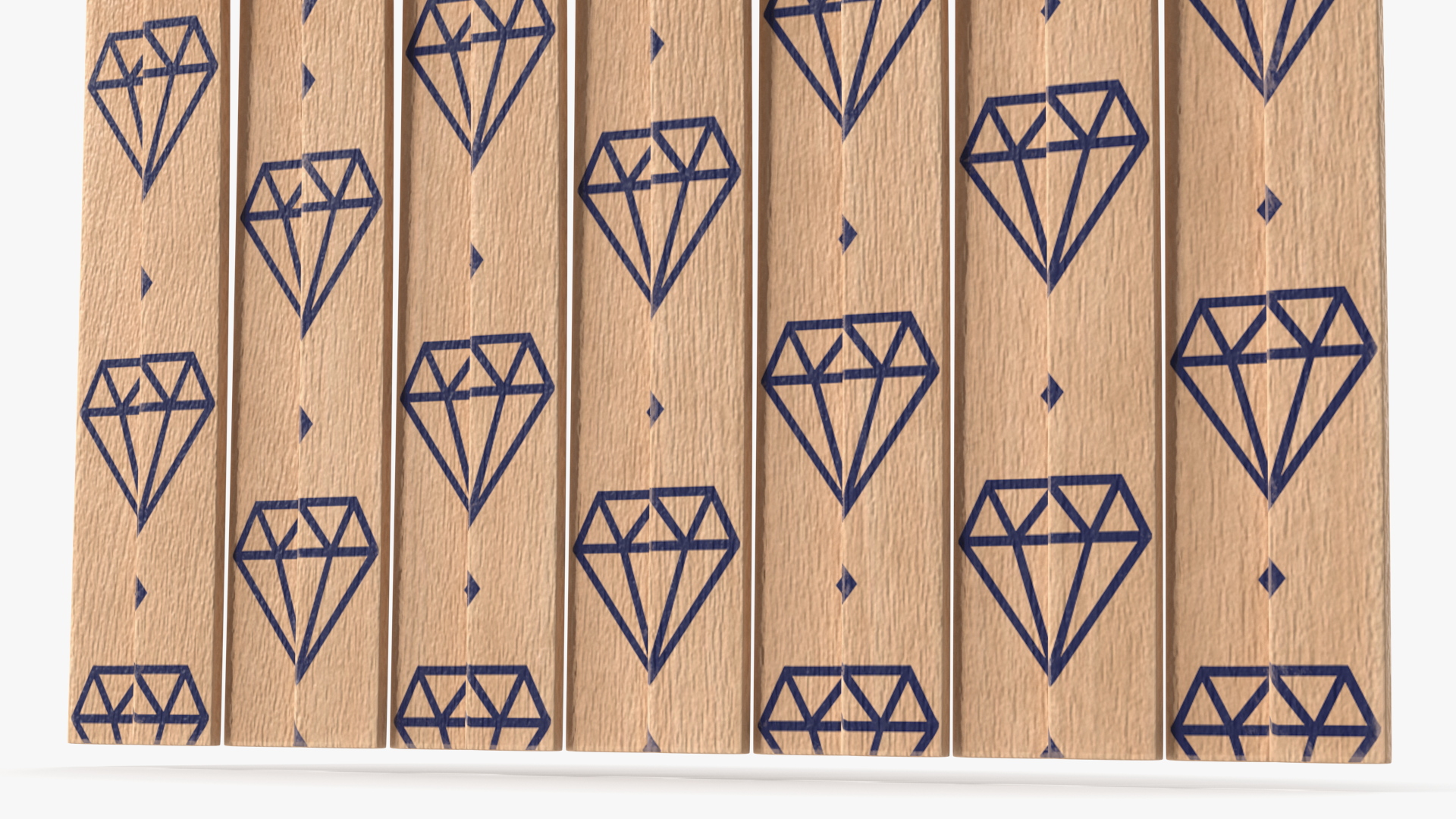 3D Vintage Paper Matches
