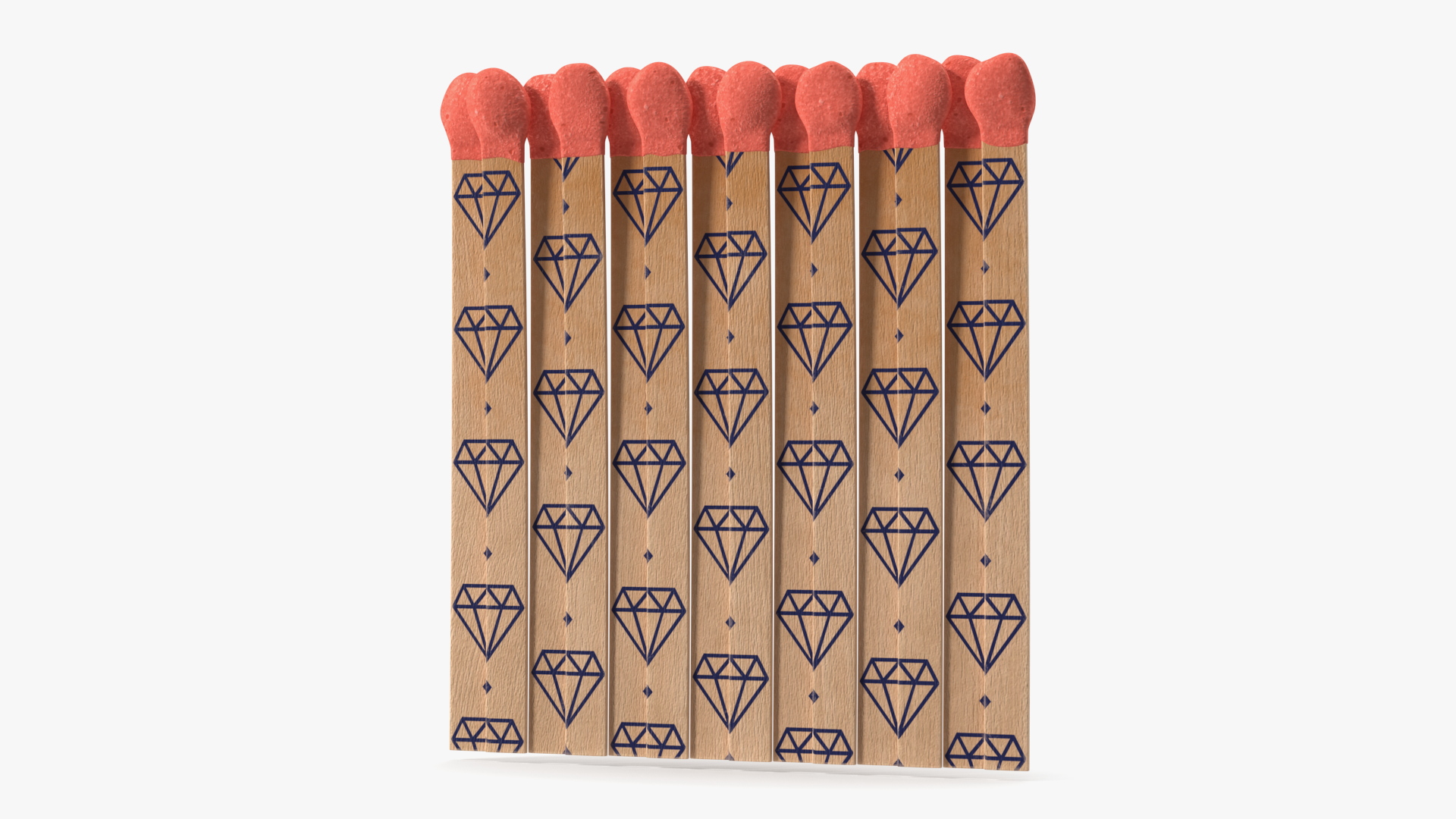 3D Vintage Paper Matches
