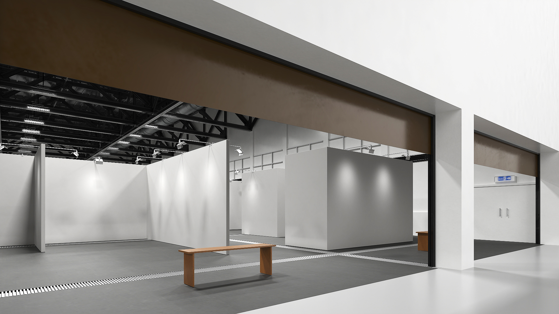 3D model Exhibition Area