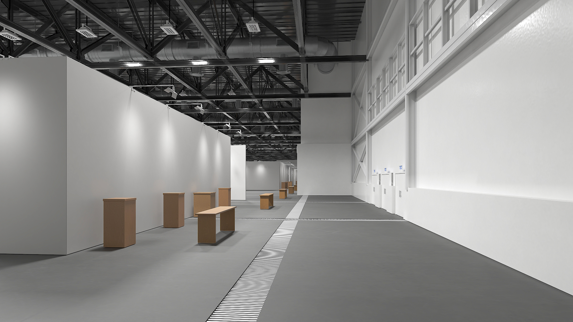 3D model Exhibition Area