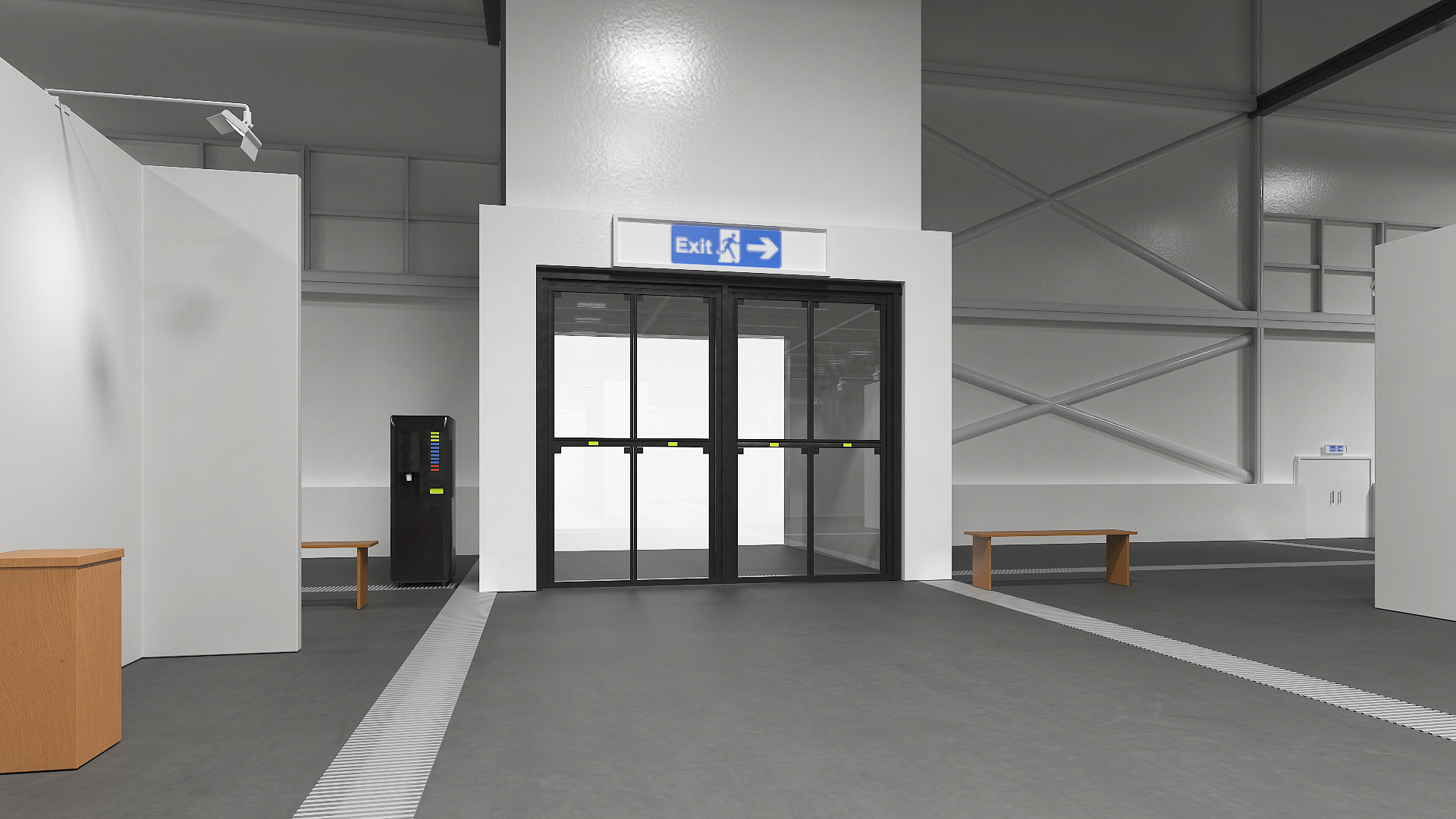 3D model Exhibition Area