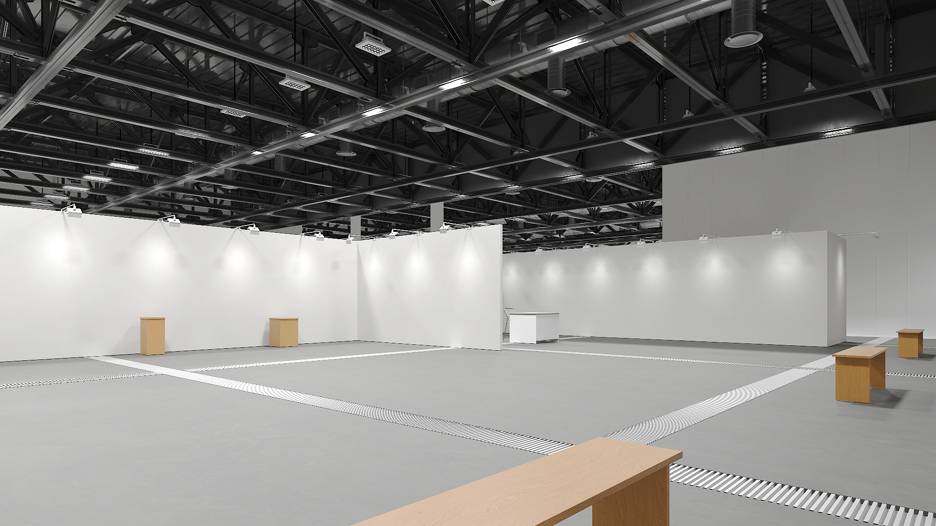 3D model Exhibition Area