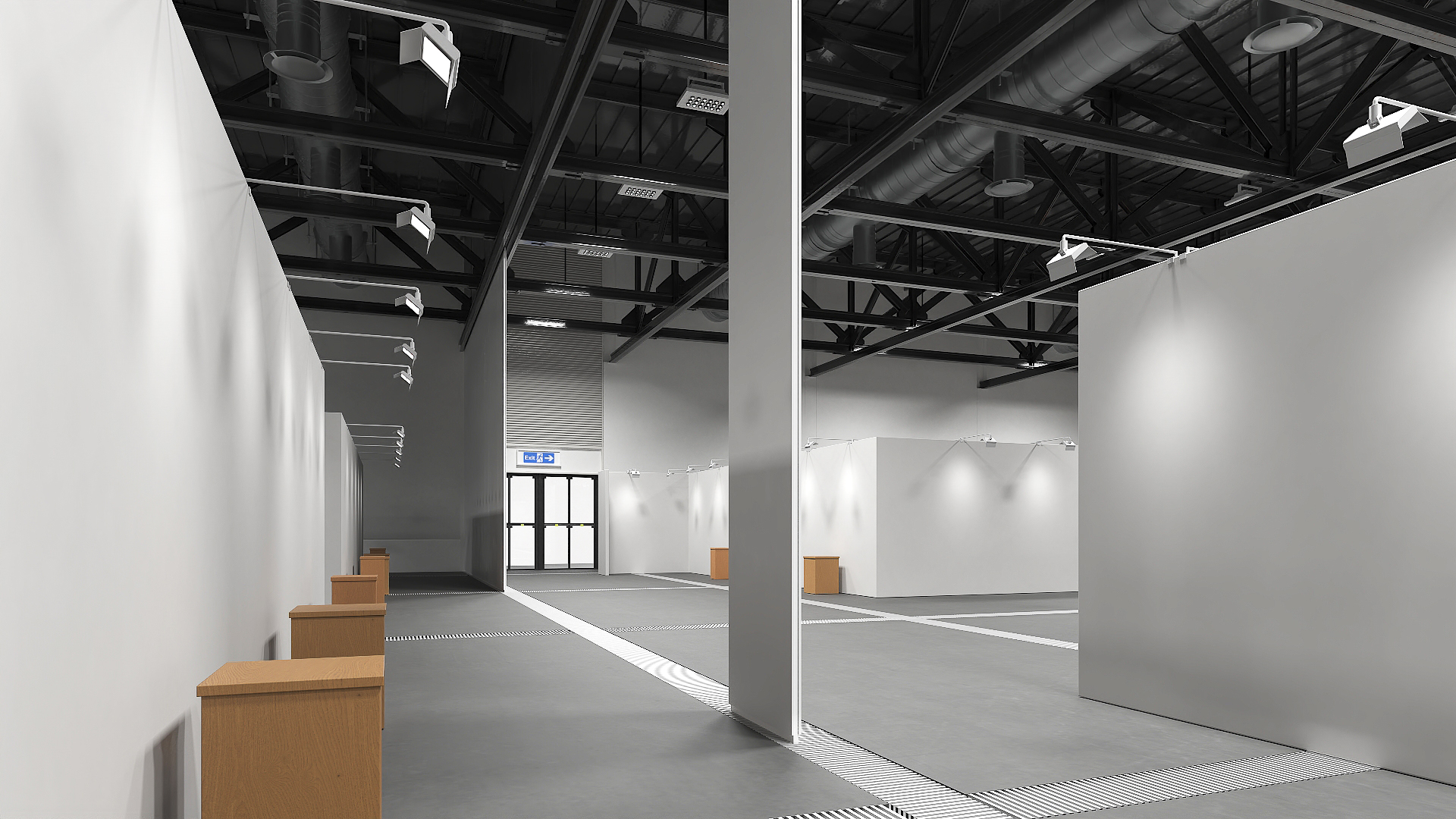3D model Exhibition Area