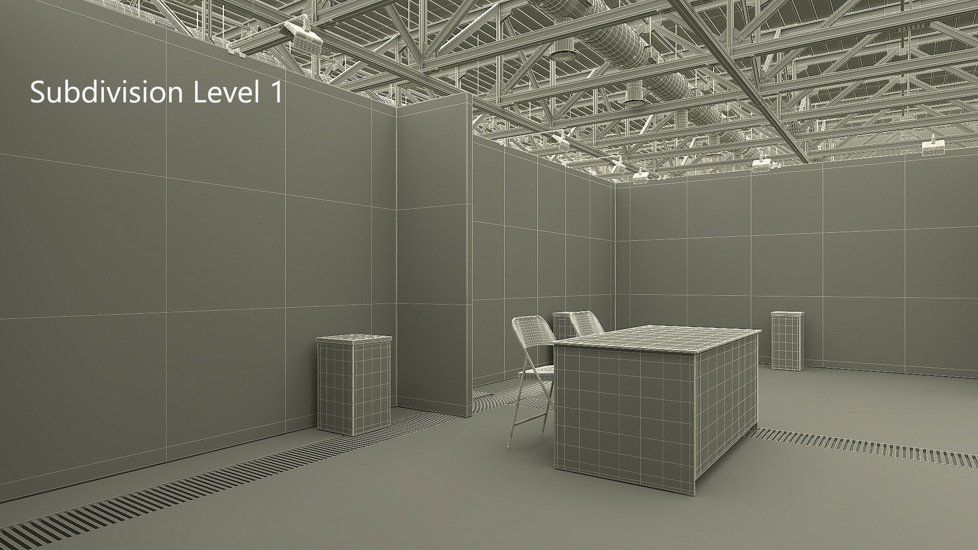 3D model Exhibition Area