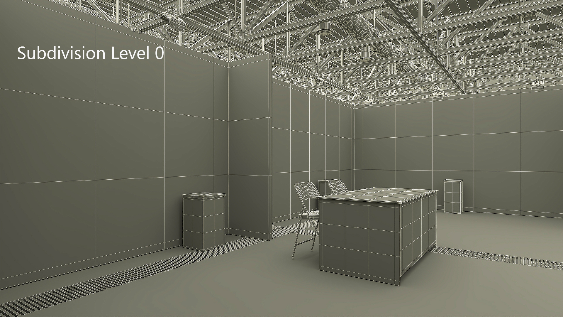 3D model Exhibition Area
