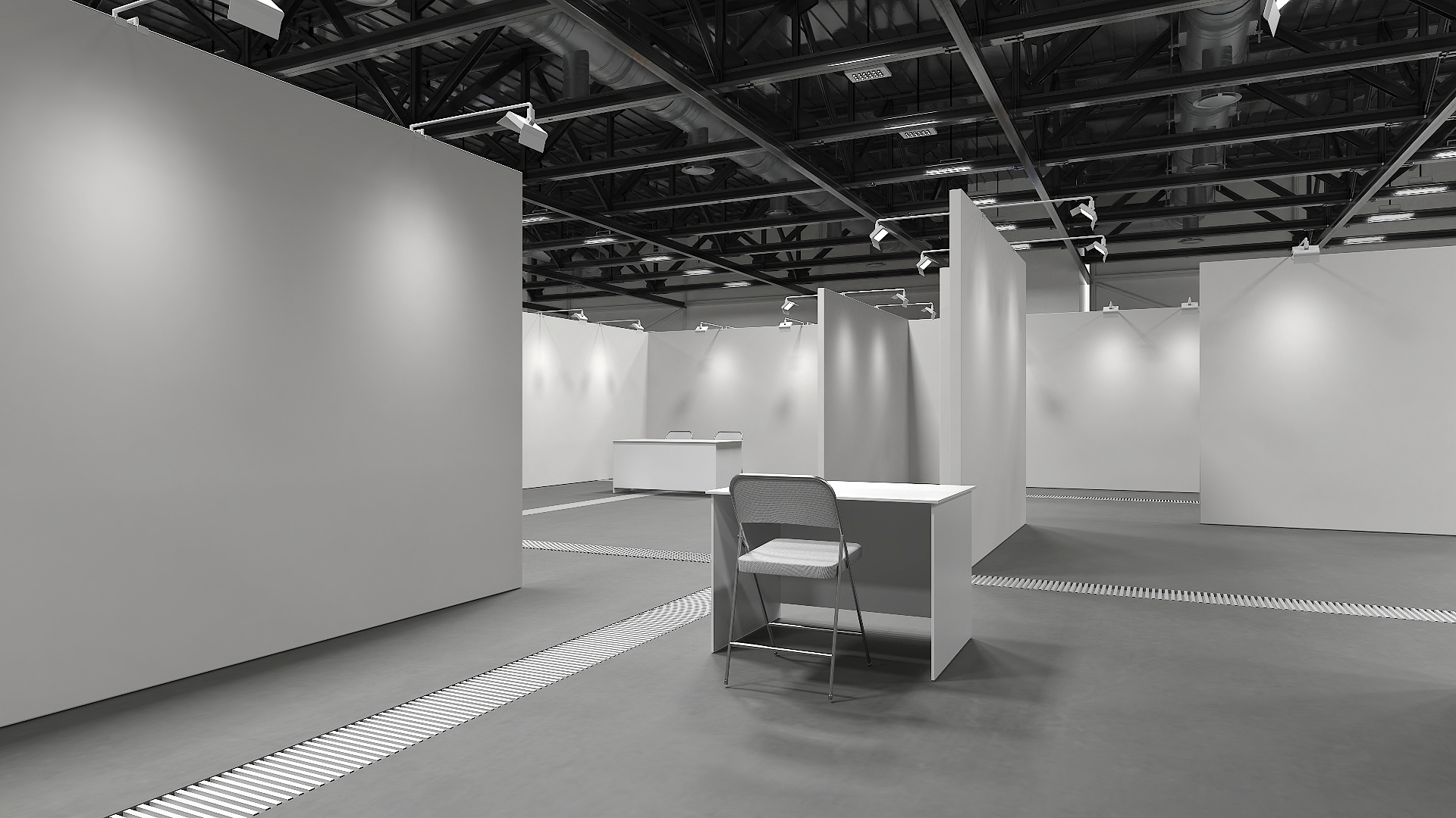 3D model Exhibition Area