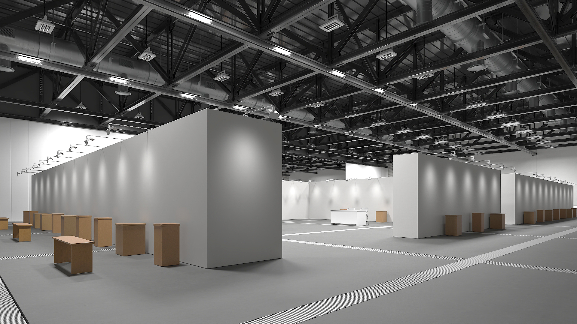 3D model Exhibition Area
