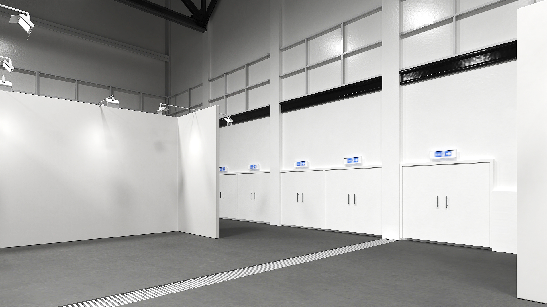 3D model Exhibition Area