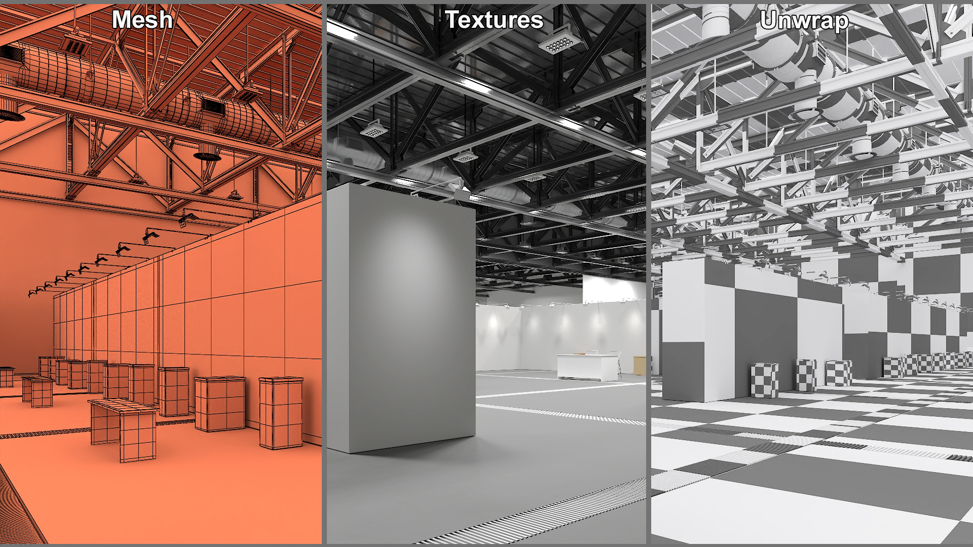 3D model Exhibition Area