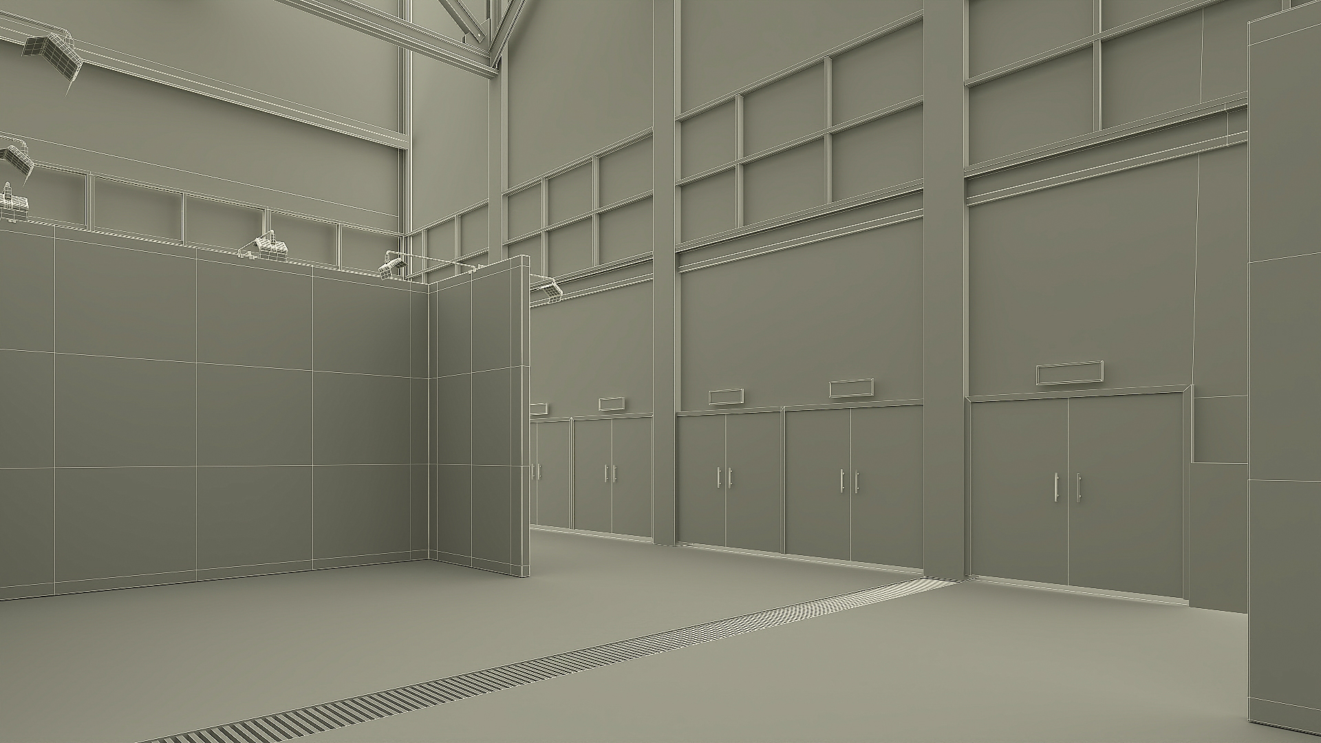 3D model Exhibition Area
