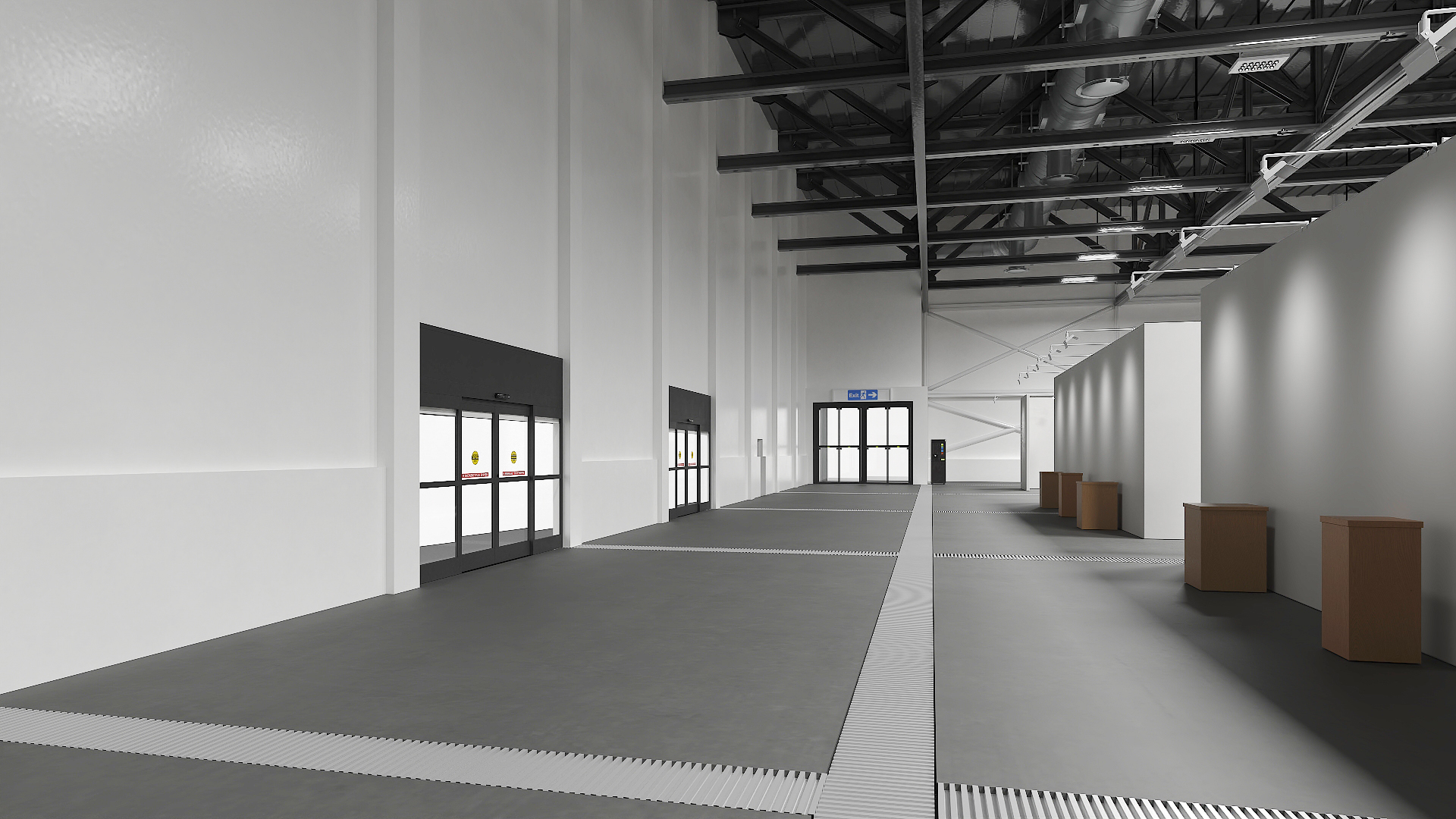 3D model Exhibition Area