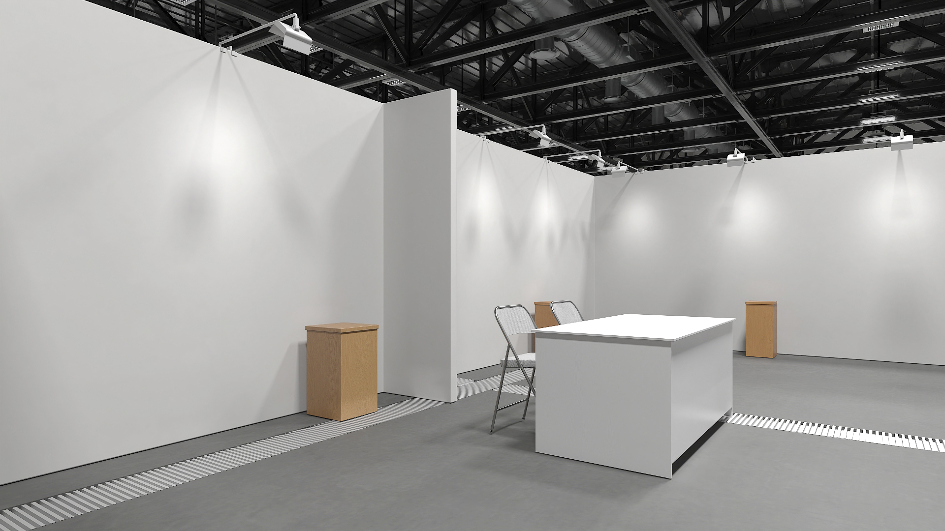 3D model Exhibition Area