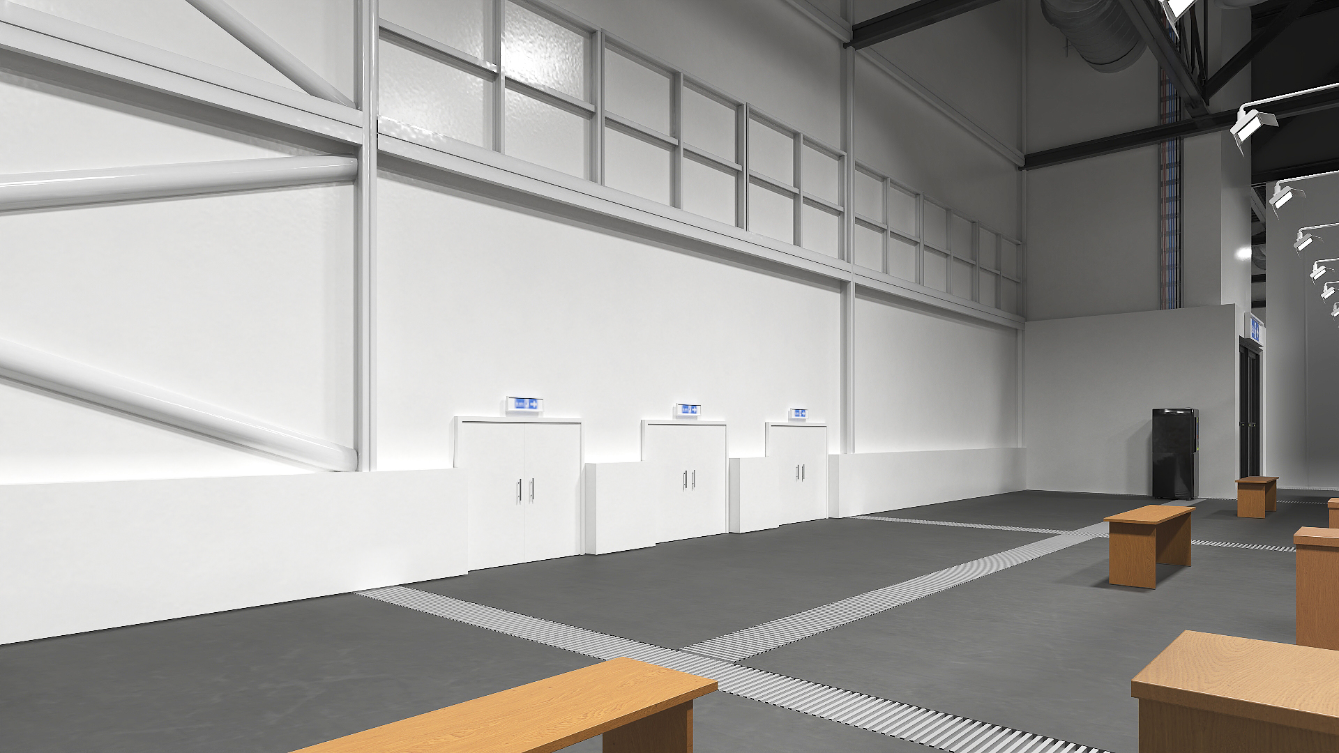 3D model Exhibition Area