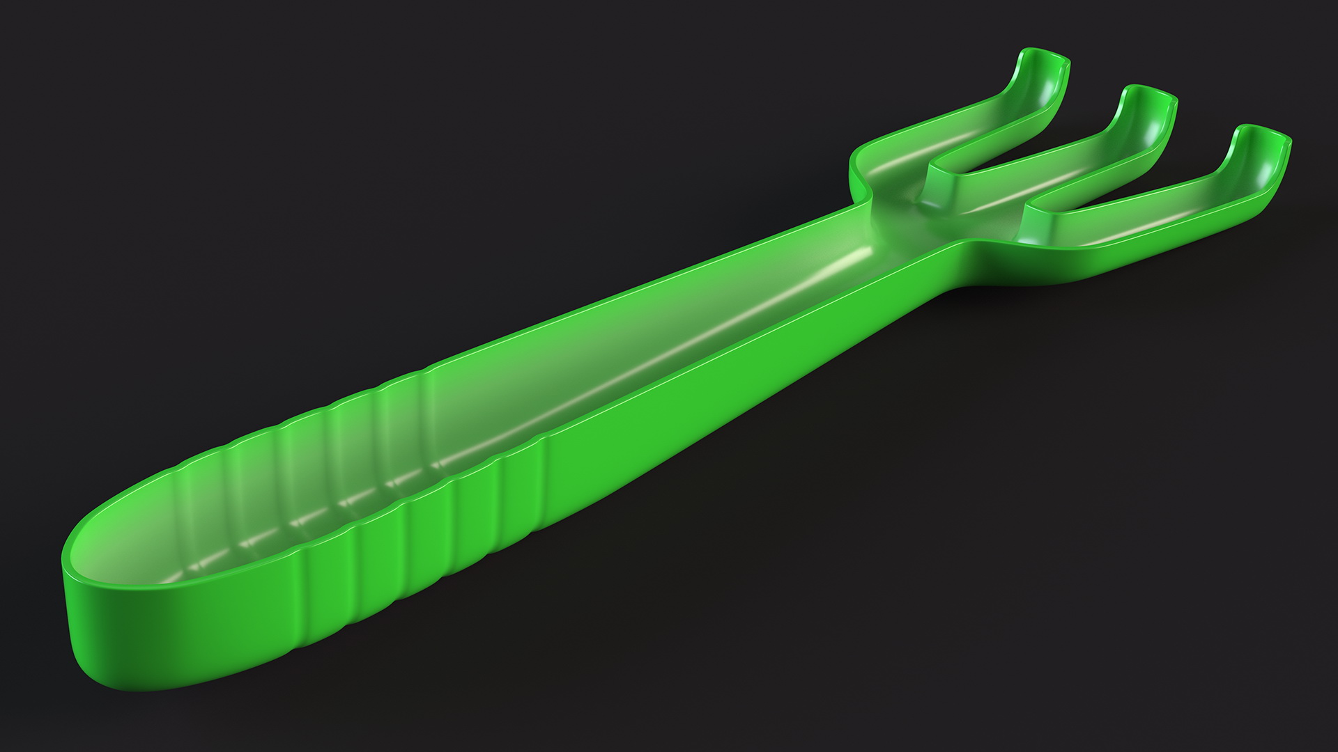 3D Plastic Rake Toy