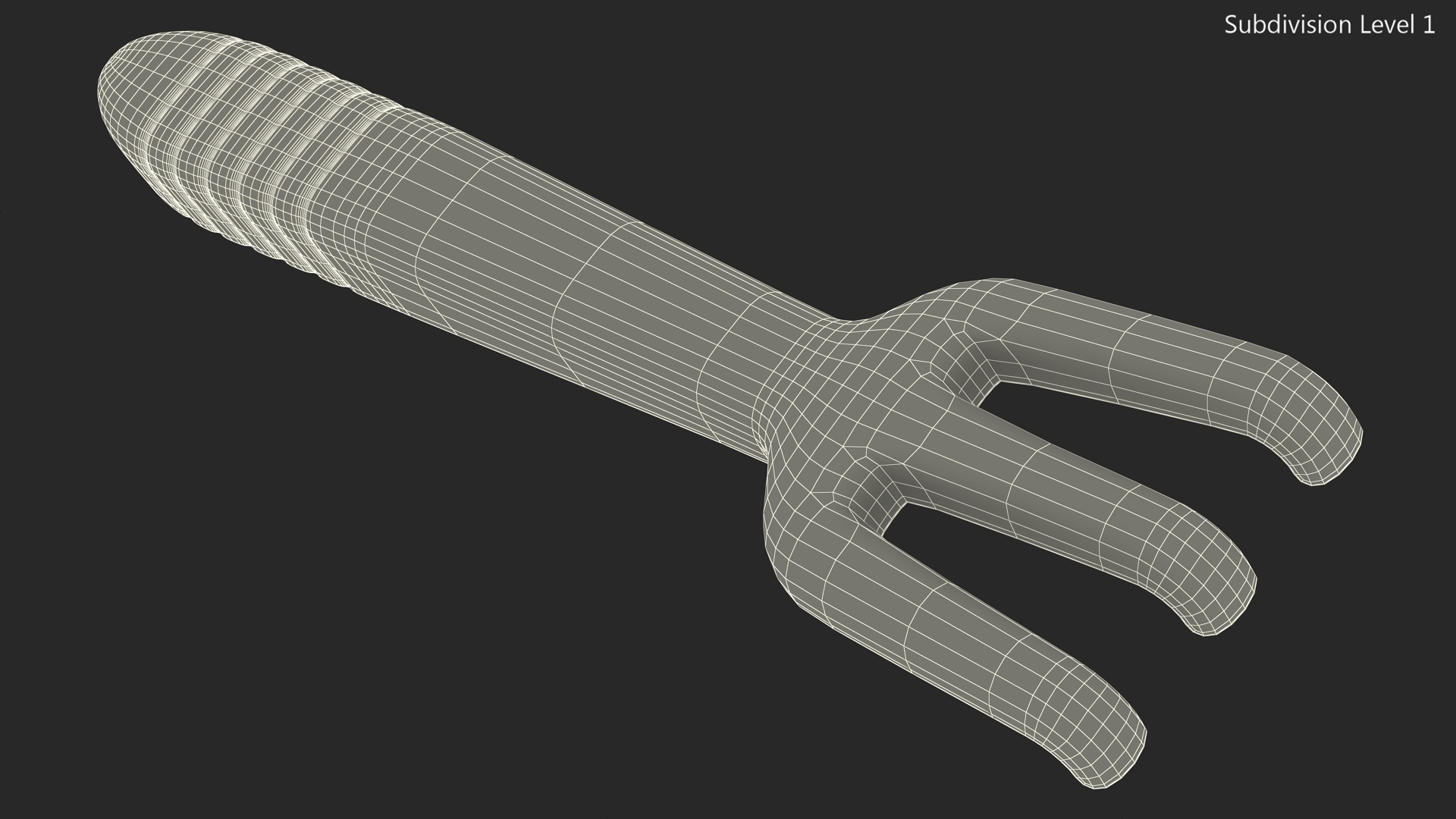 3D Plastic Rake Toy