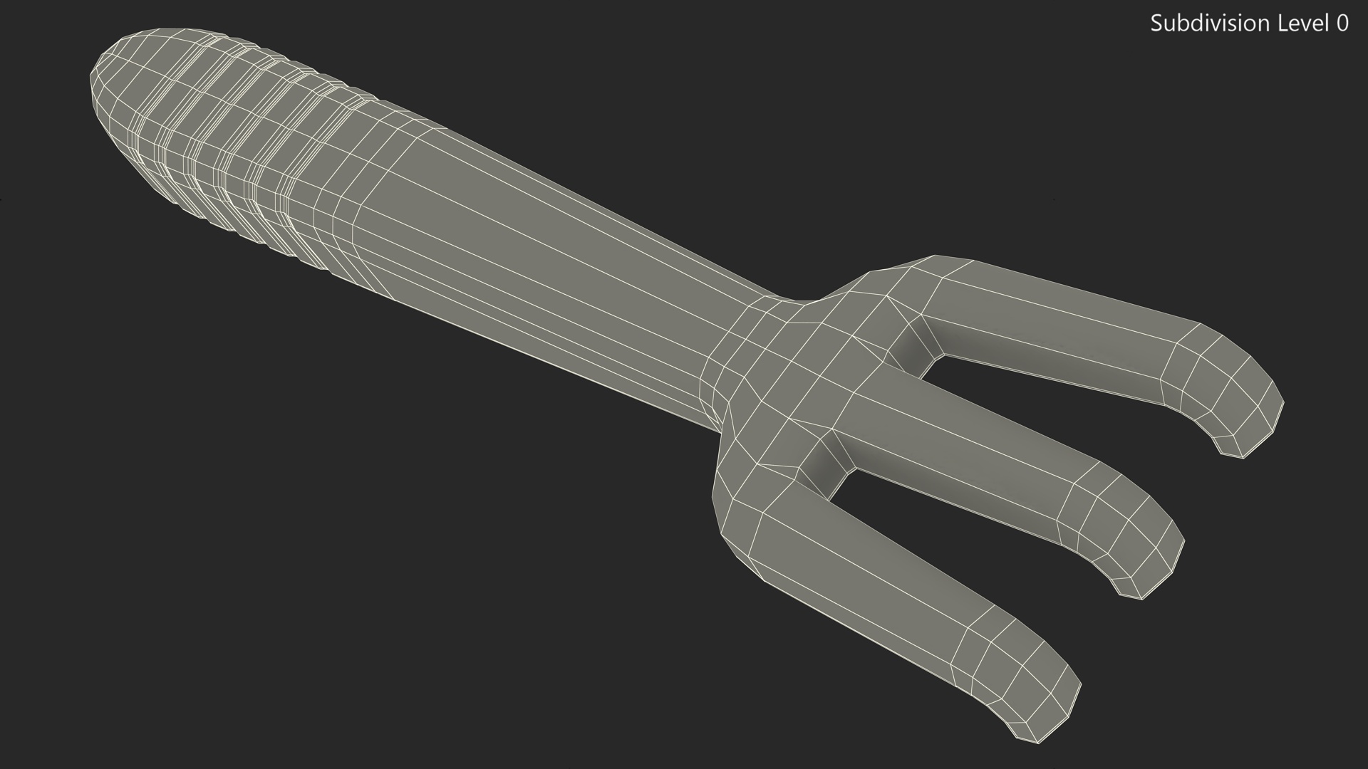 3D Plastic Rake Toy