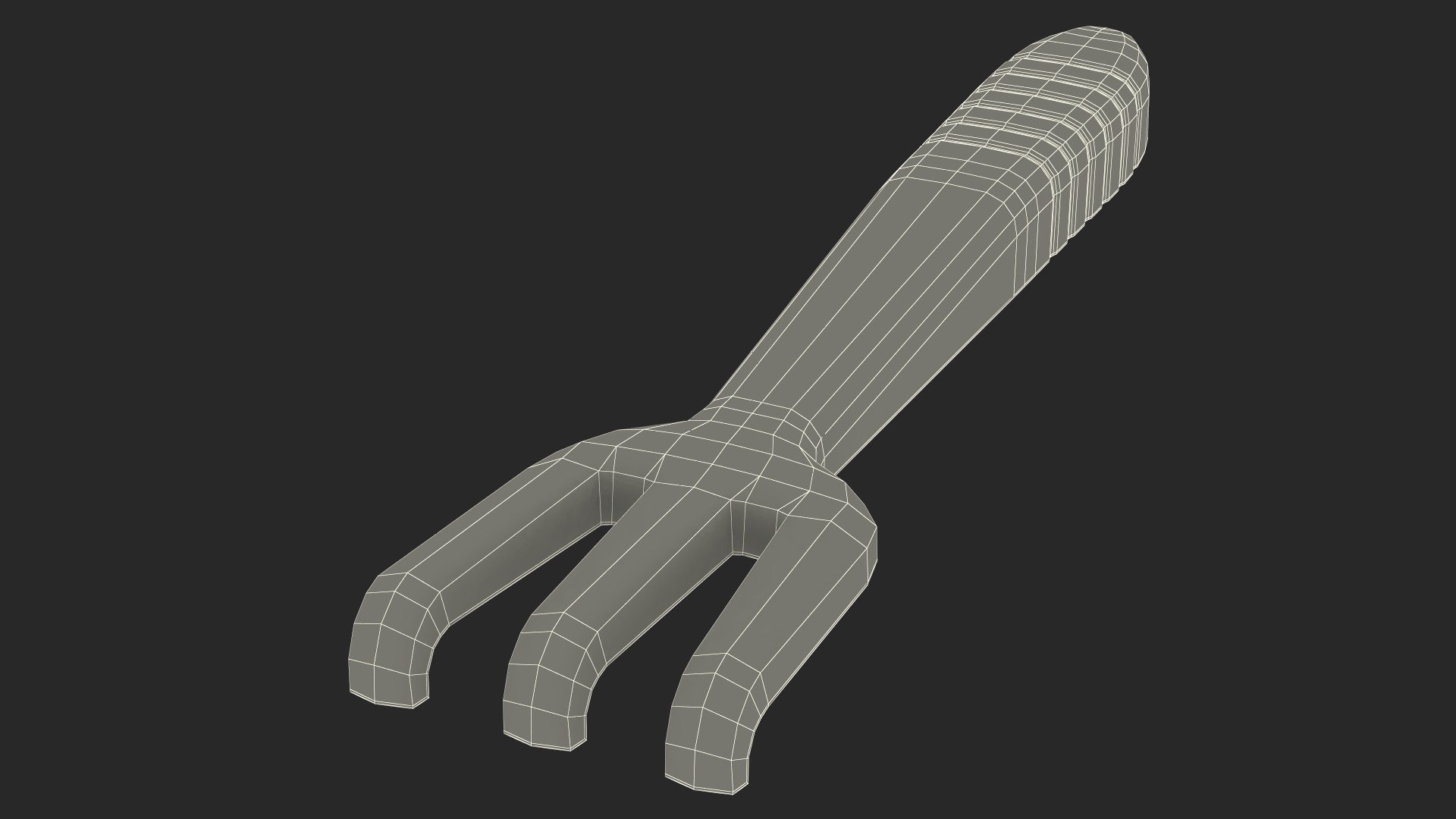 3D Plastic Rake Toy
