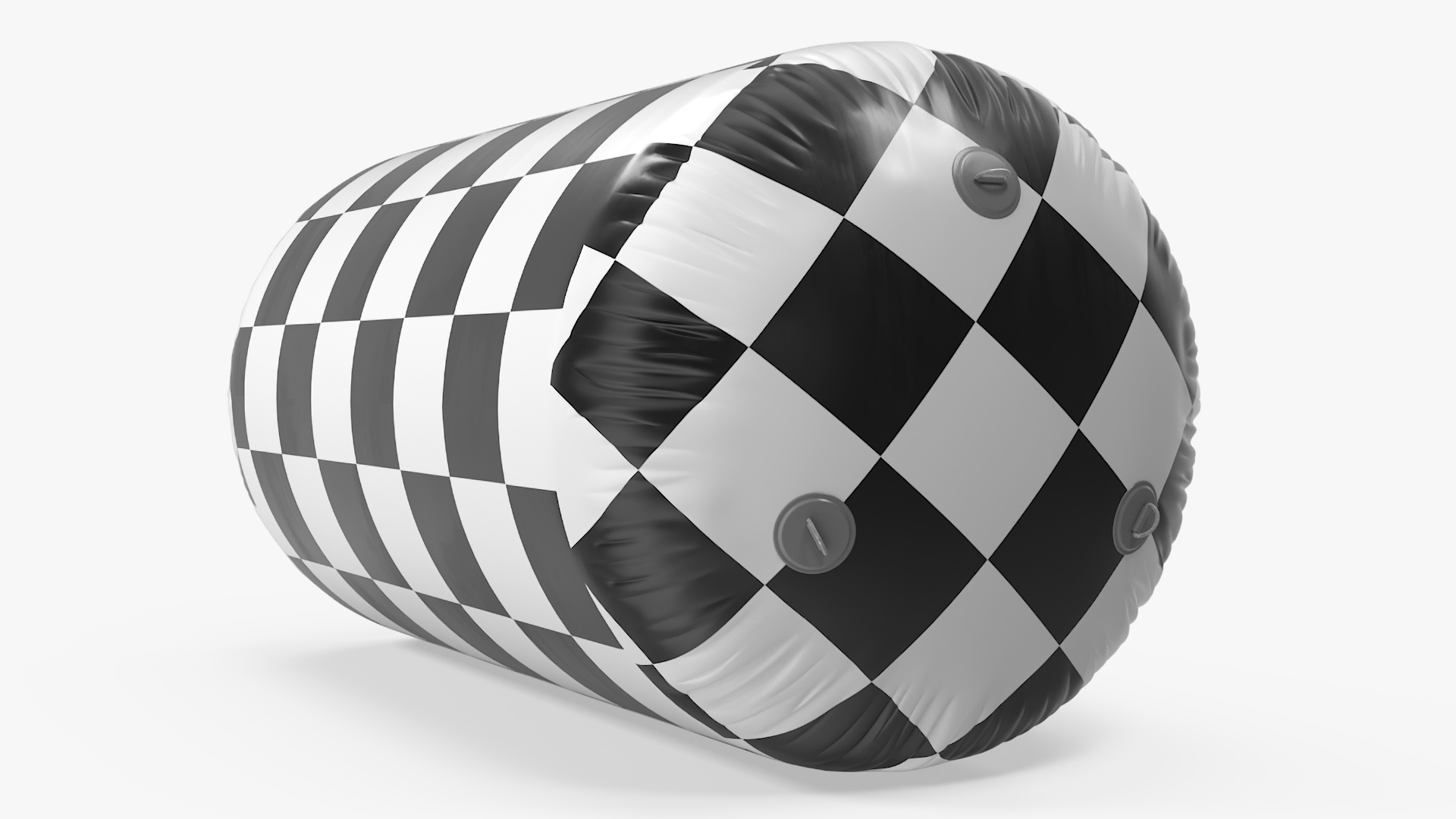 3D Floating Inflatable Marker Buoy for Water Sport Chess Pattern