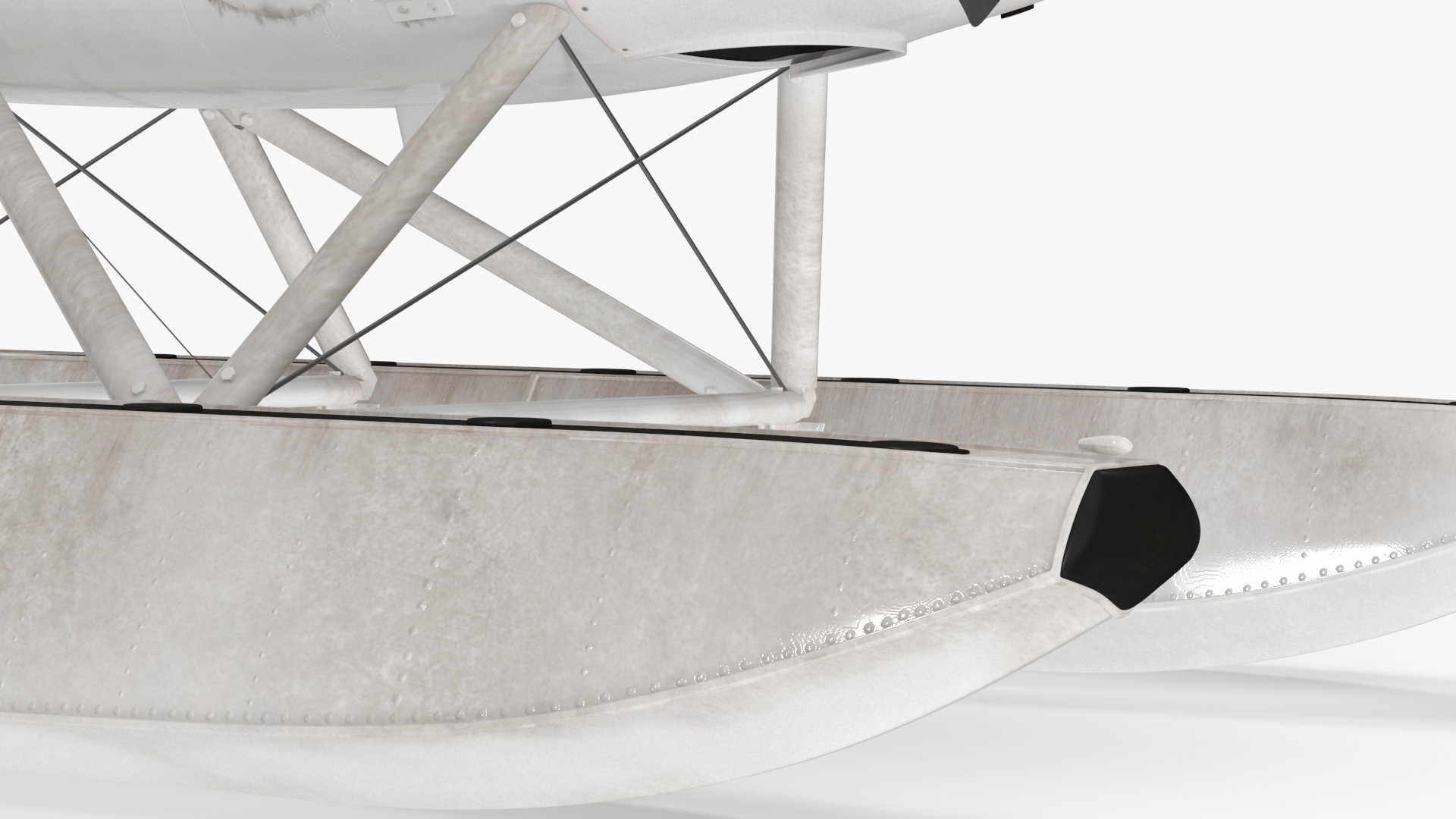 3D Light Propeller Seaplane Cessna 150 Rigged for Maya