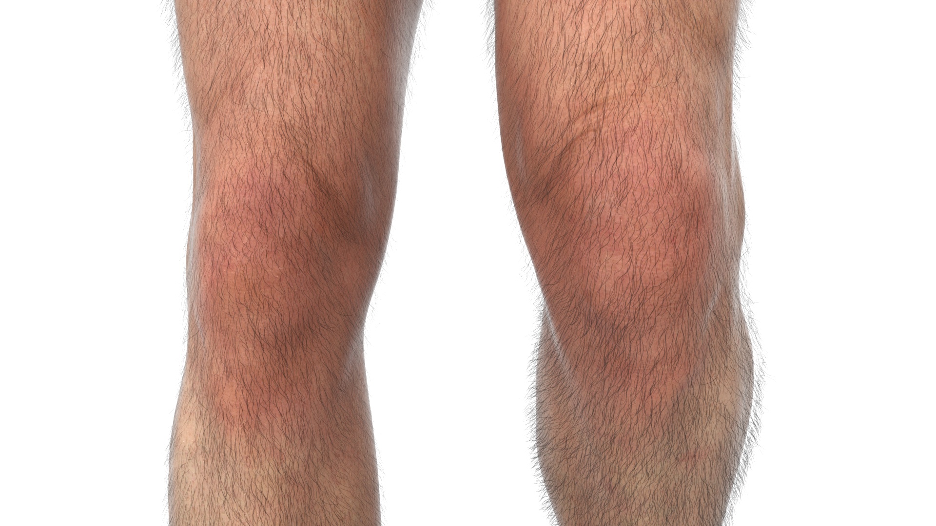 Realistic Human Male Legs Rigged 3D