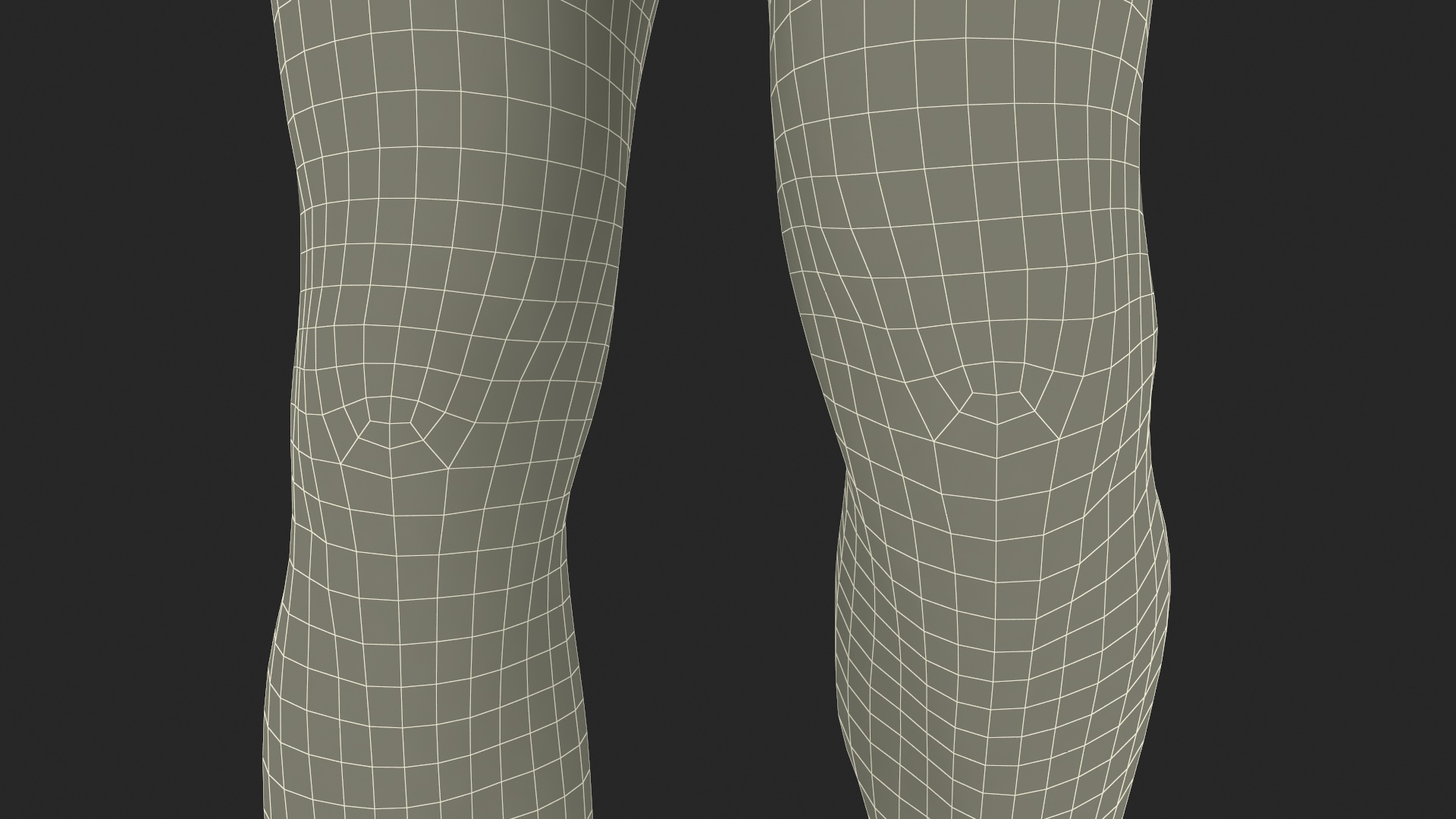 Realistic Human Male Legs Rigged 3D