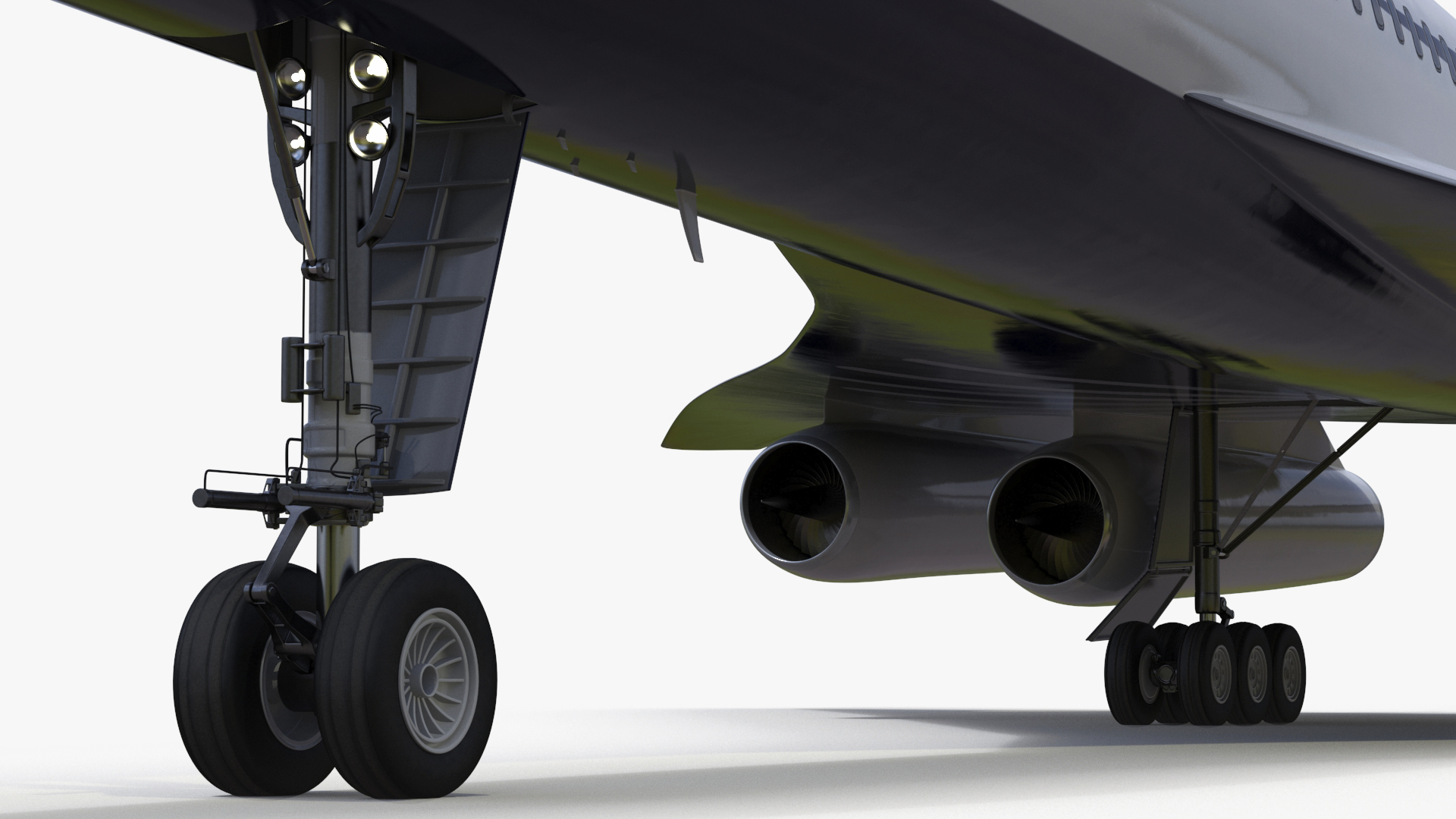 3D Overture Supersonic Jet Aircraft Rigged for Maya model