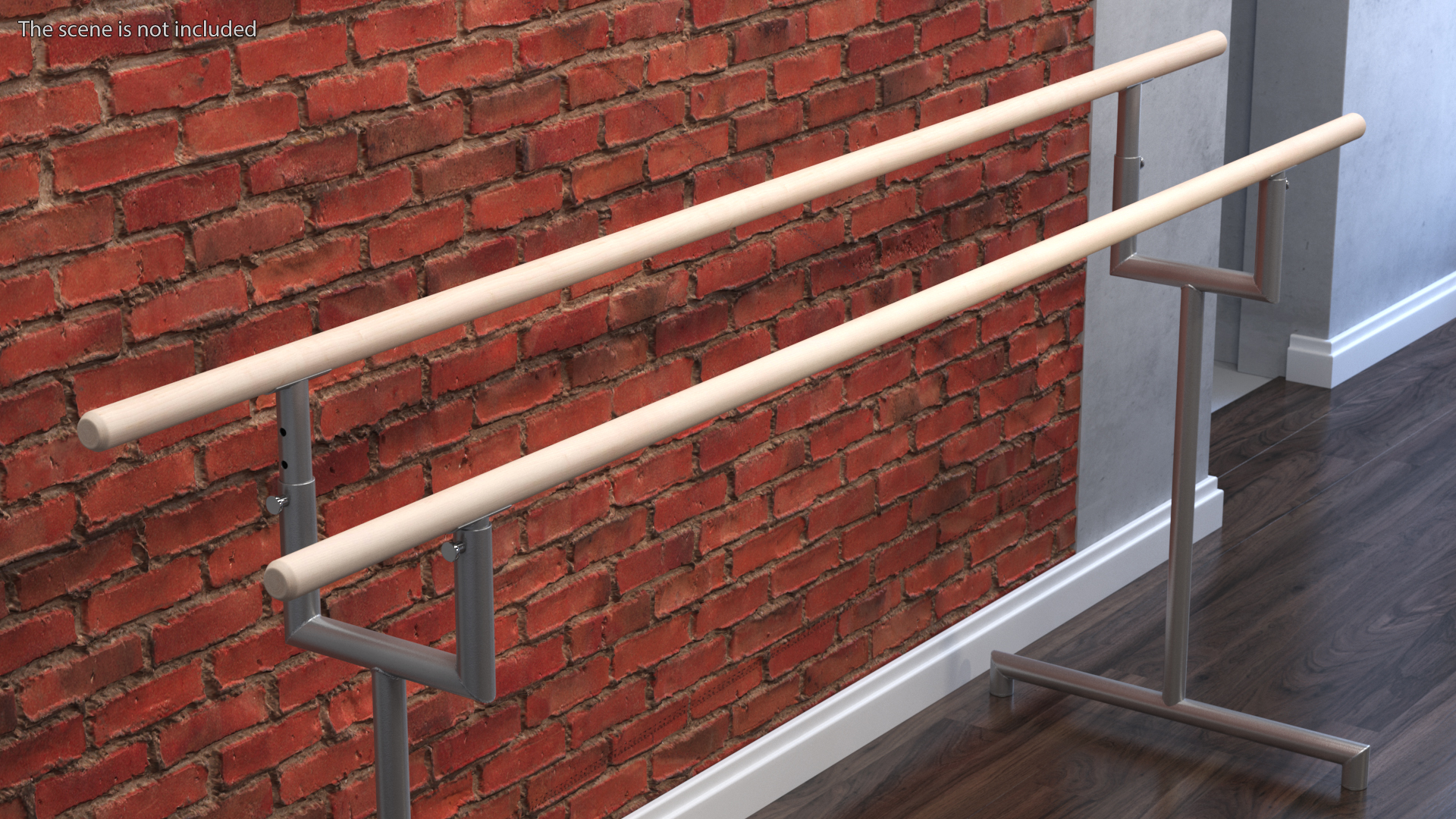 3D model Freestanding Ballet Barre