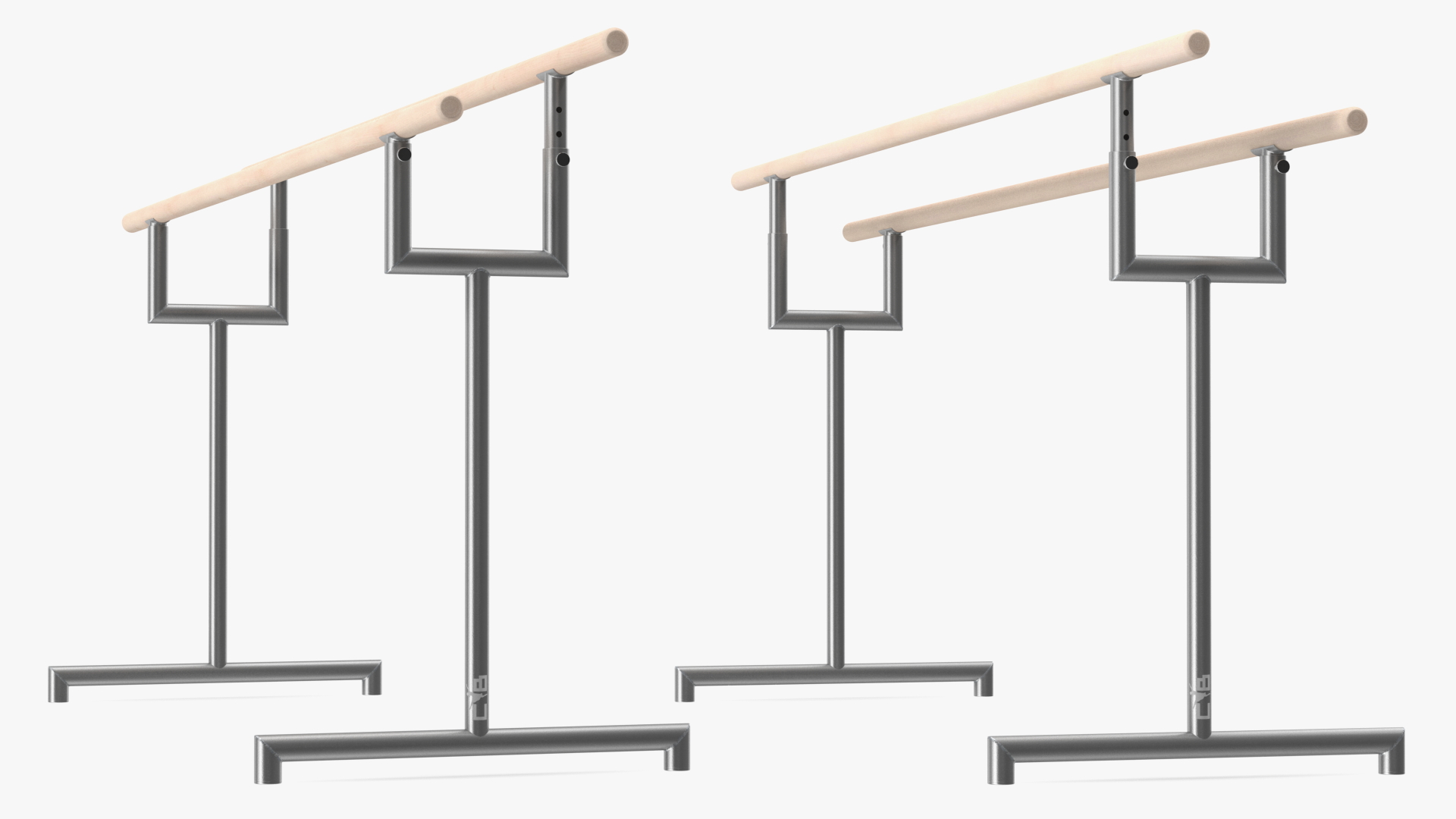 3D model Freestanding Ballet Barre